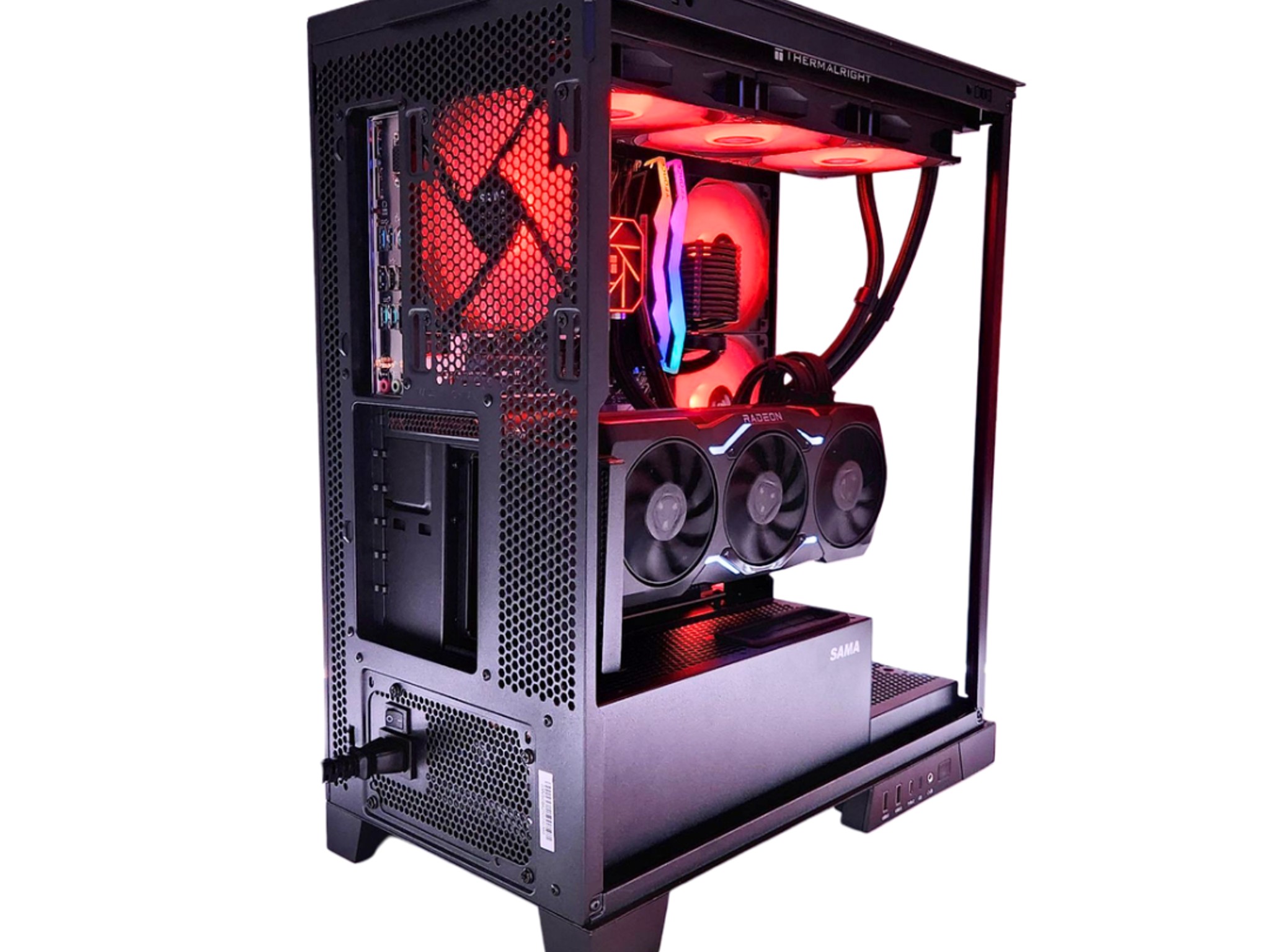 🚨BLACK FRIDAY🚨: RX 7900 XTX | Ryzen 9600X | 32GB DDR5 RAM | 2TB SSD | 7 Fans | Black RGB Gaming PC