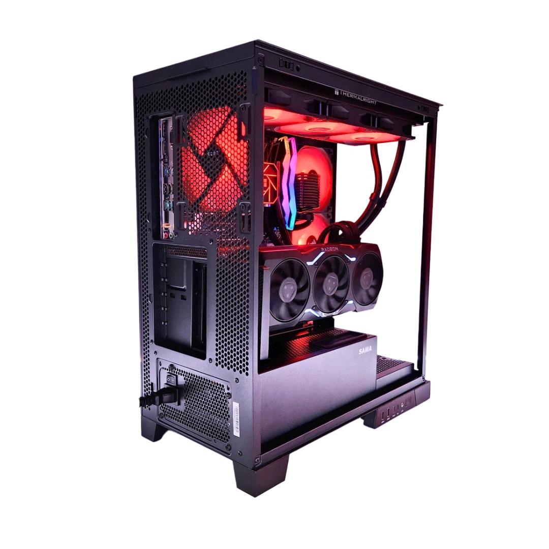 🚨BLACK FRIDAY🚨: RX 7900 XTX | Ryzen 9600X | 32GB DDR5 RAM | 2TB SSD | 7 Fans | Black RGB Gaming PC