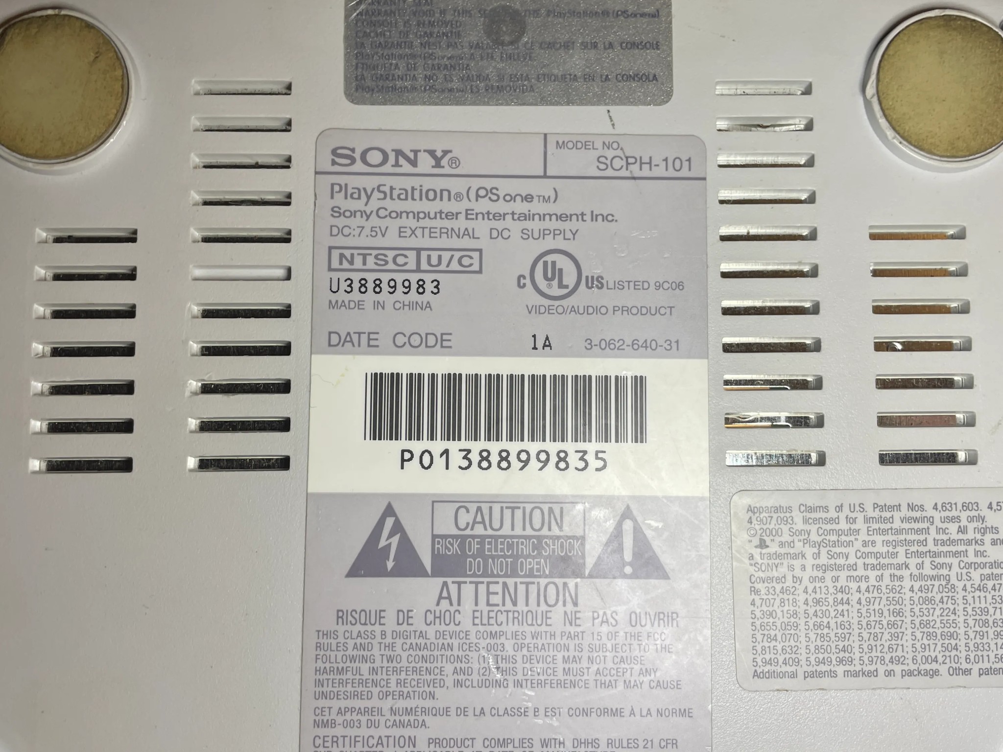 Ps1 Playstation One PS ONE
