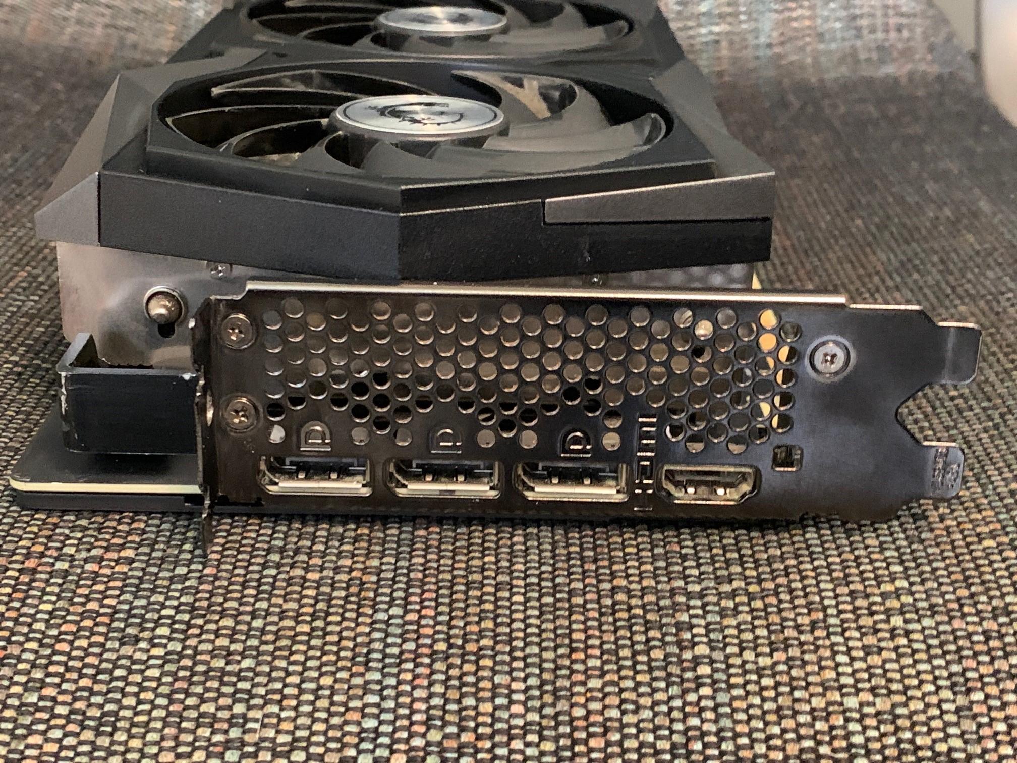 MSI GeForce RTX 3080 GAMING X TRIO 10GB GDDR6X Graphics Card, Used