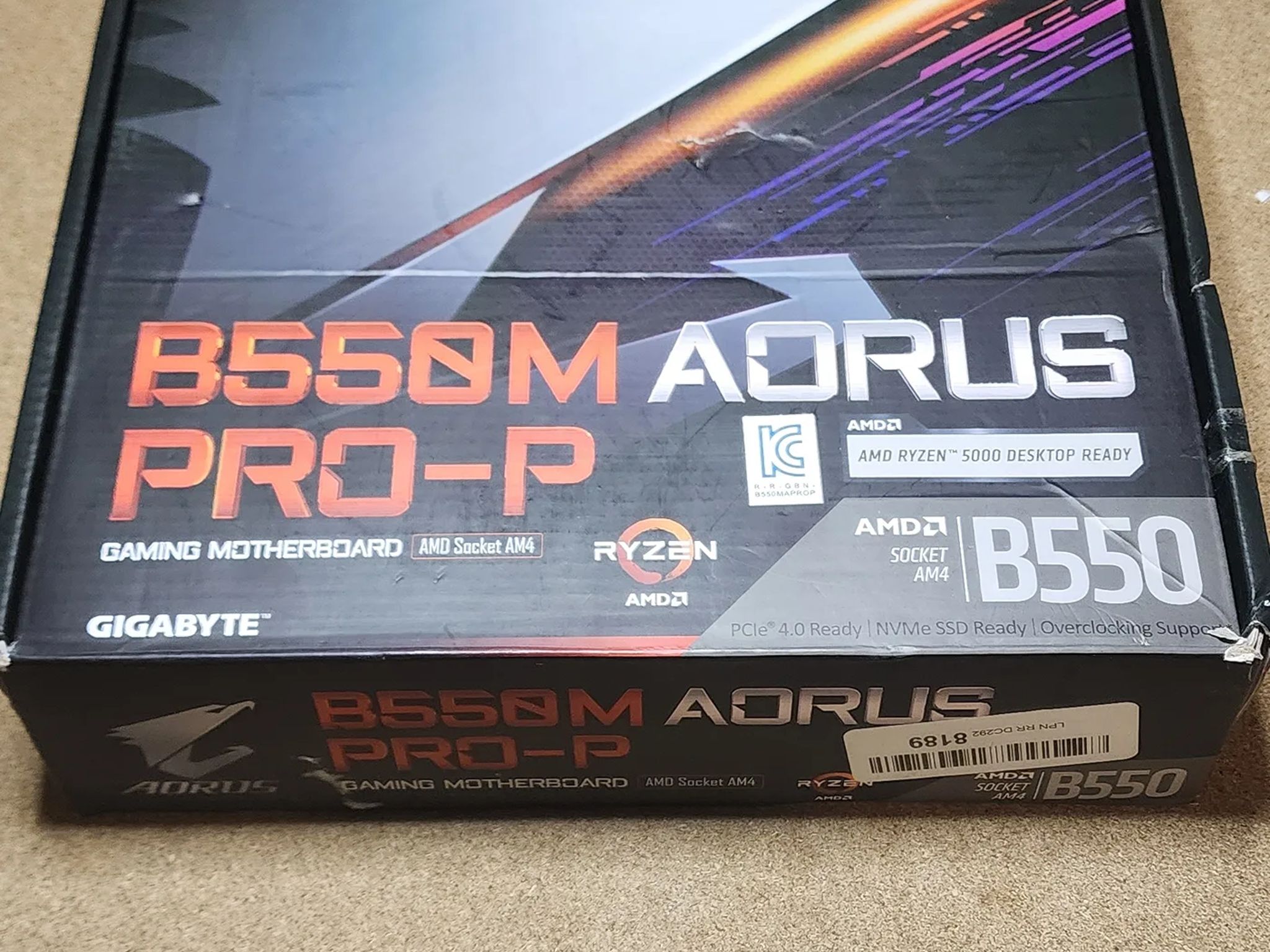 B550 Aorus Pro-P
