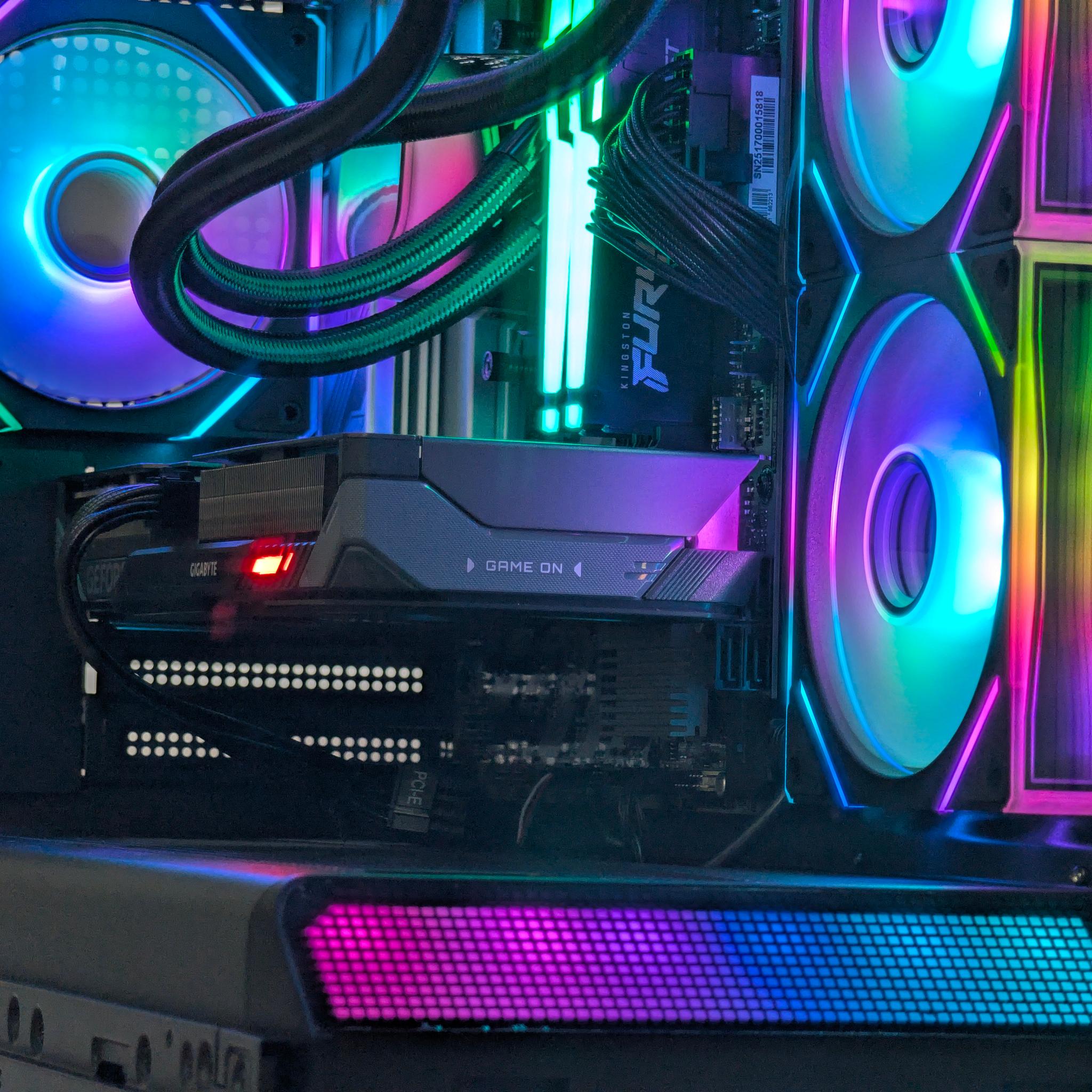 🌈🖤Ryzen 5 7600x | RTX 5060Ti 16GB | 32GB DDR5 | 2TB SSD | Gaming PC🖤🌈