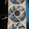 USED-VERY GOOD Lian Li Galahad 360 AIO RGB - White w/Box and all components including fans.