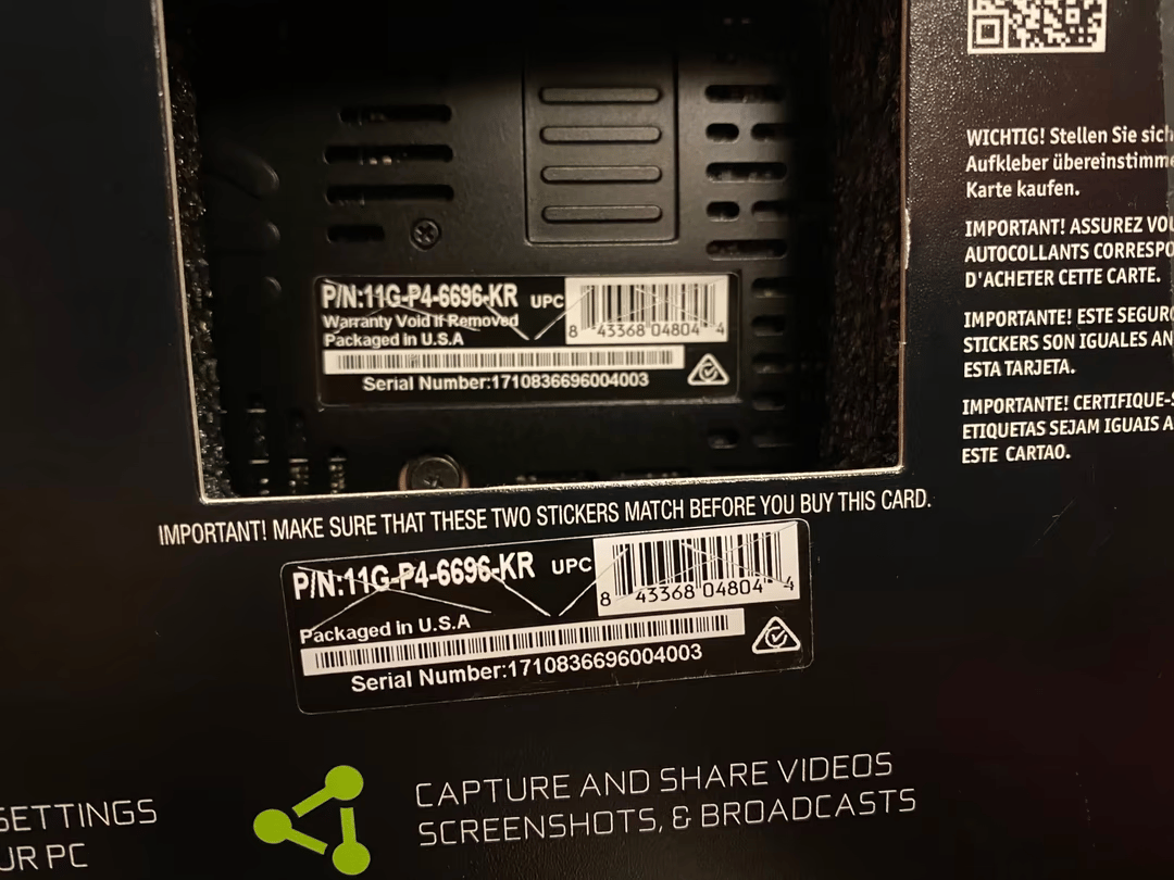 EVGA 1080 Ti FTW3 11GB GDDR5X 