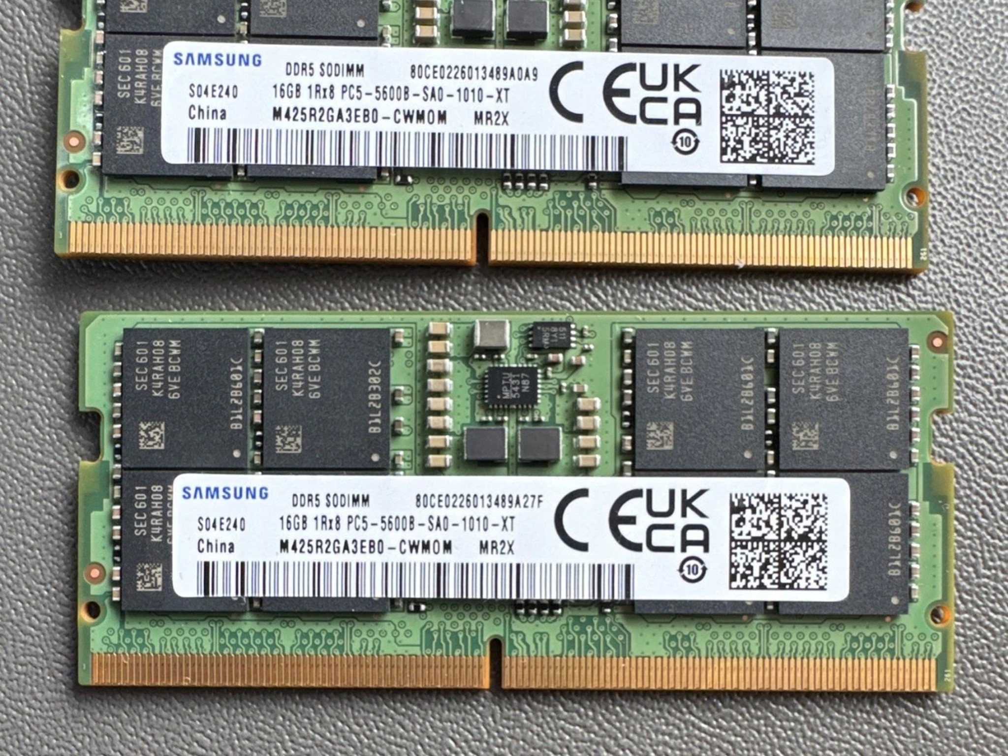 Samsung 32GB (2x16GB) DDR5 5600MHz SODIMM Laptop RAM | Jawa