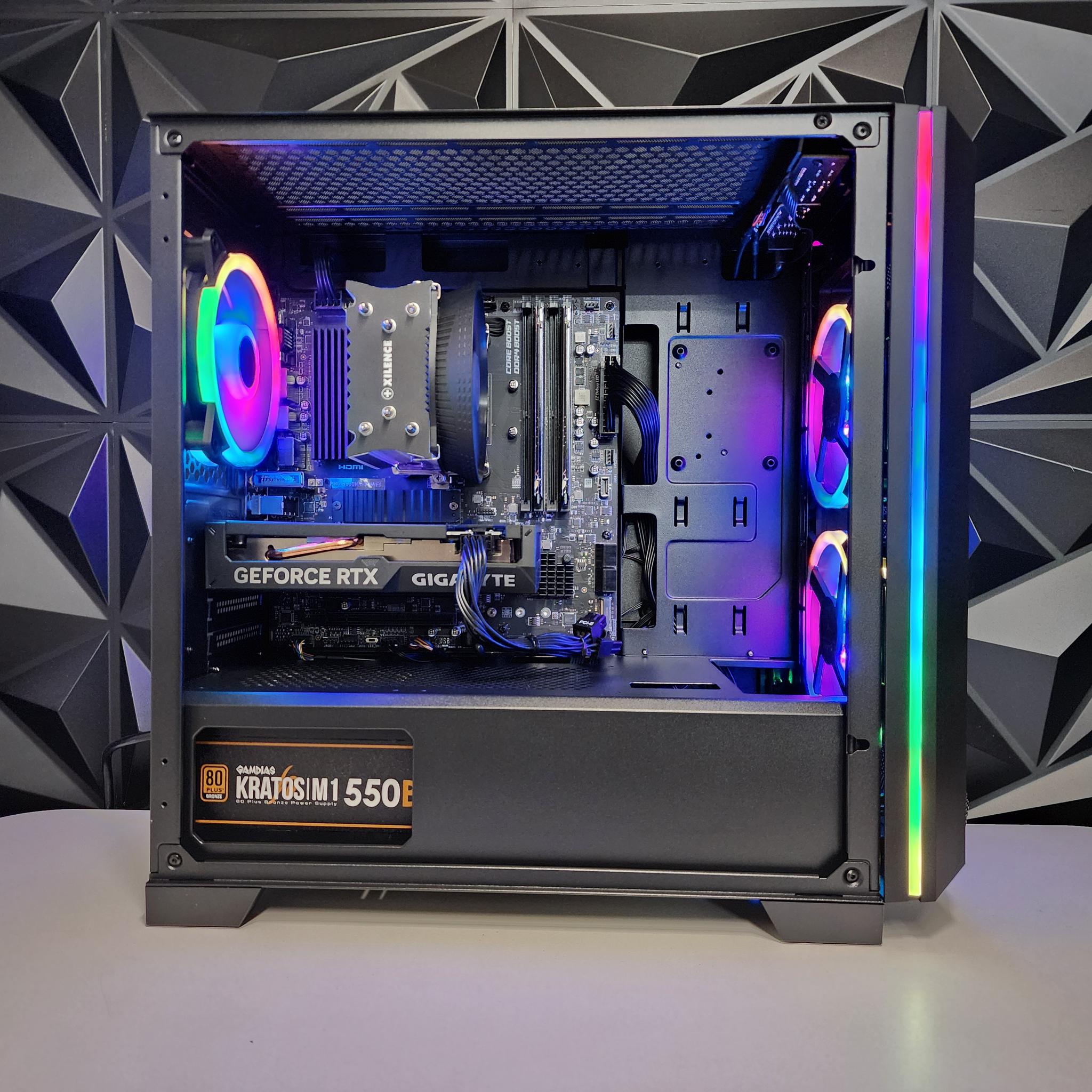 MATX GAMING PC - RTX 4060, R5 3600, 16GB DDR4, 512GB NVME