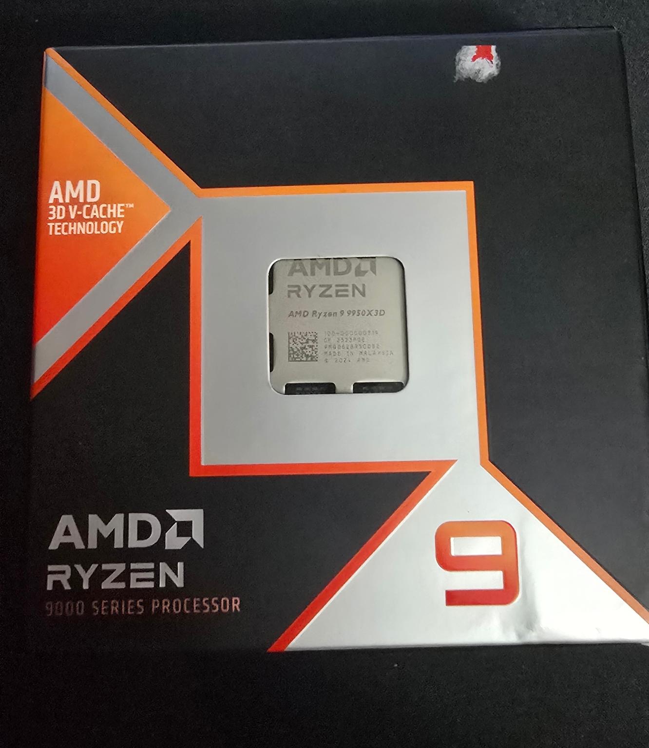 AMD Ryzen 9 9950X3D – Brand New Sealed, Never Opened – $599