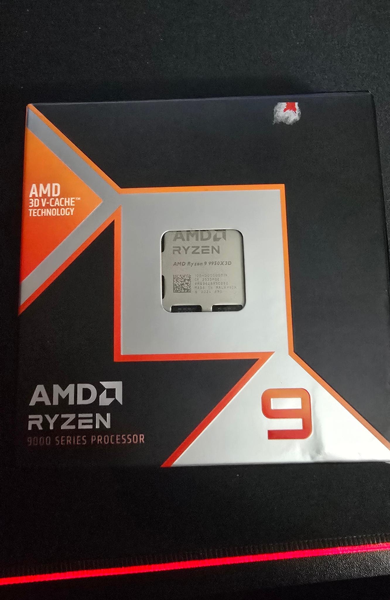 AMD Ryzen 9 9950X3D – Brand New Sealed, Never Opened – $599