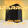 1080p Gaming PC - Steel Sparrow | Ryzen 5 7600X & RTX 3060 12 GB | 32GB DDR5 | 1TB NVME SSD | 600W