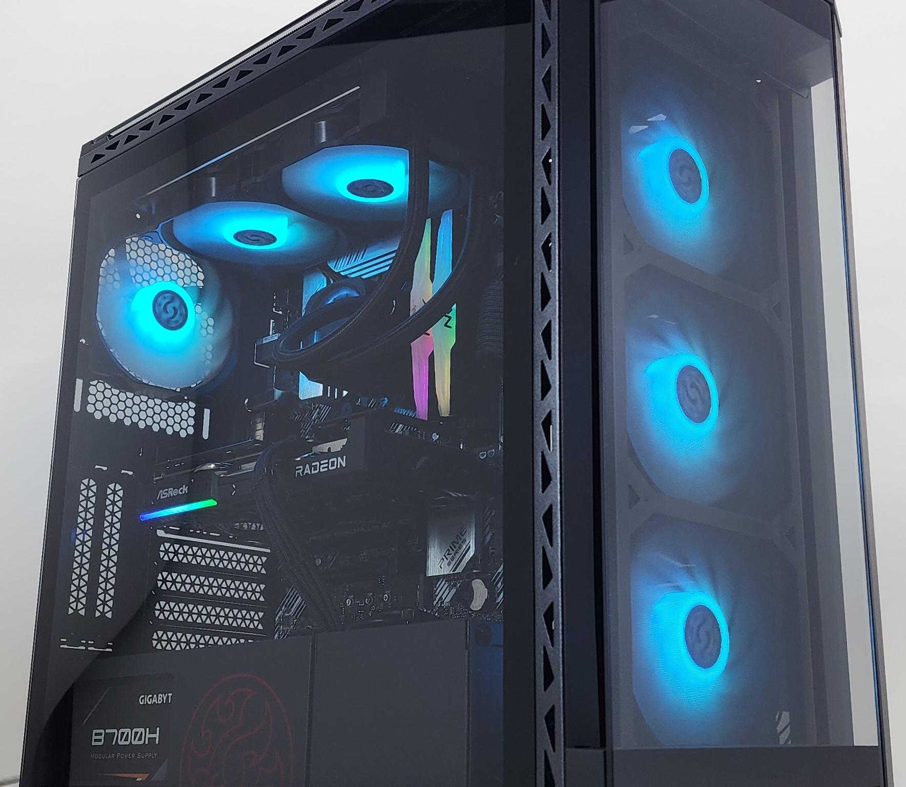 Gaming PC Ryzen 7 5700X 16GB RAM 1TB SSD RX 9060 XT 16GB Windows 11 Computer