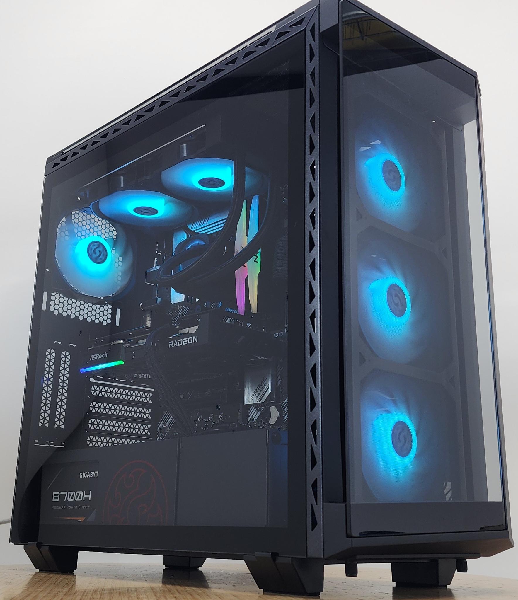 Gaming PC Ryzen 7 5700X 16GB RAM 1TB SSD RX 9060 XT 16GB Windows 11 Computer