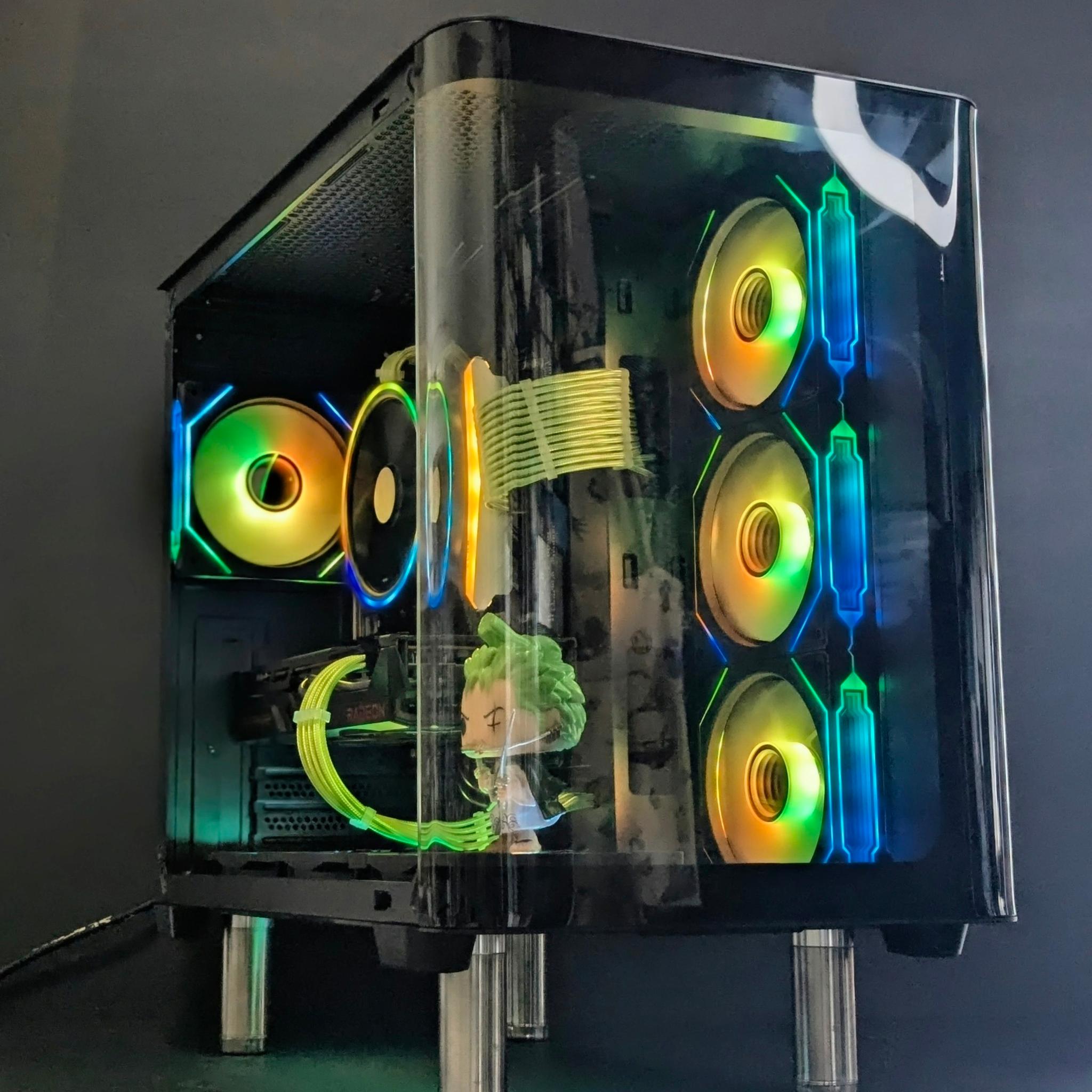Roronoa Zoro "Headless" Gaming PC🖤RX 6700 10GB🖤Ryzen 5🖤16GB RAM🖤1TB SSD🖤 Wi-Fi 🖤 Windows 11