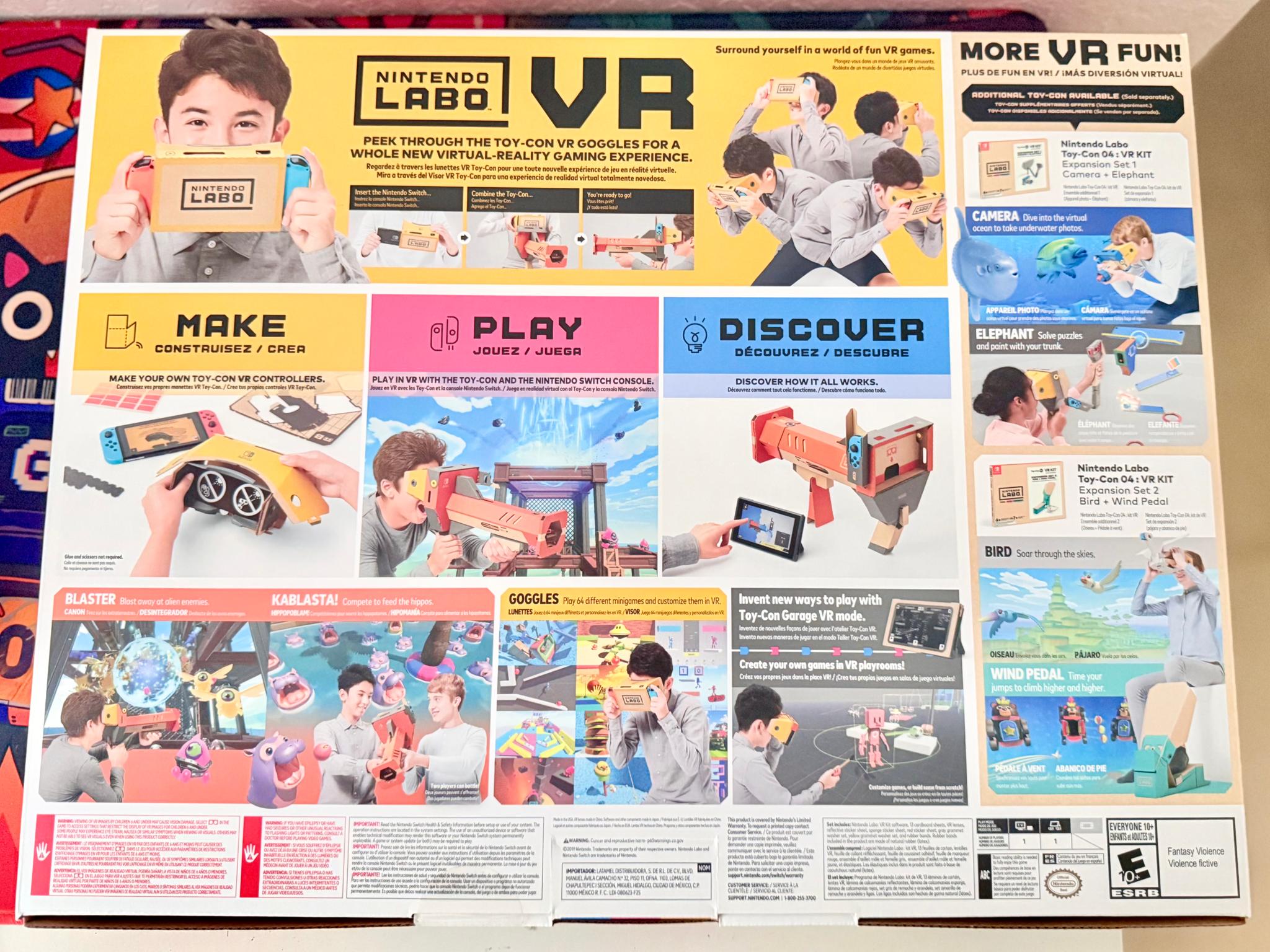 Nintendo Labo Toy-Con 04 | VR Kit Starter Set + Blaster | Nintendo Switch