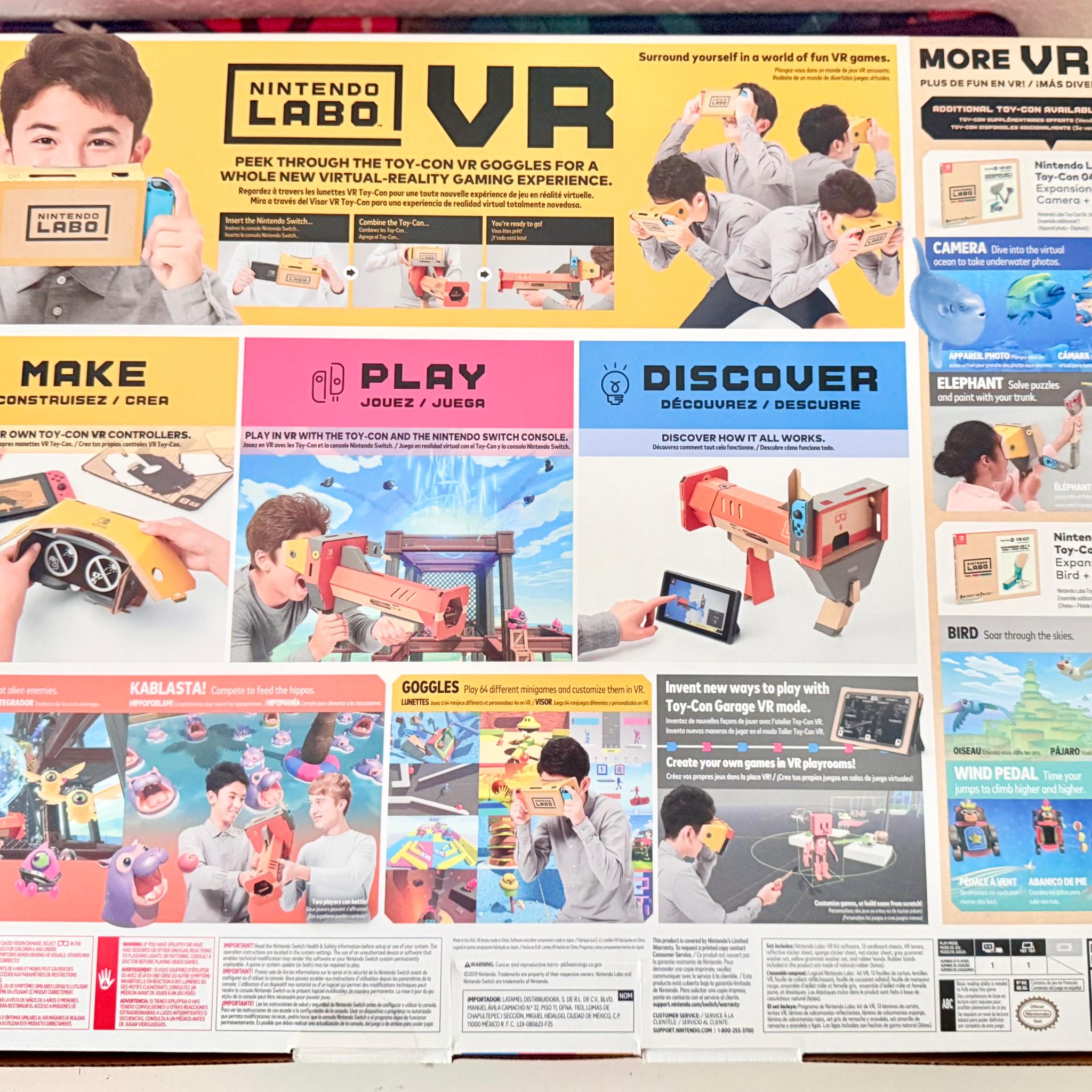 Nintendo Labo Toy-Con 04 | VR Kit Starter Set + Blaster | Nintendo Switch