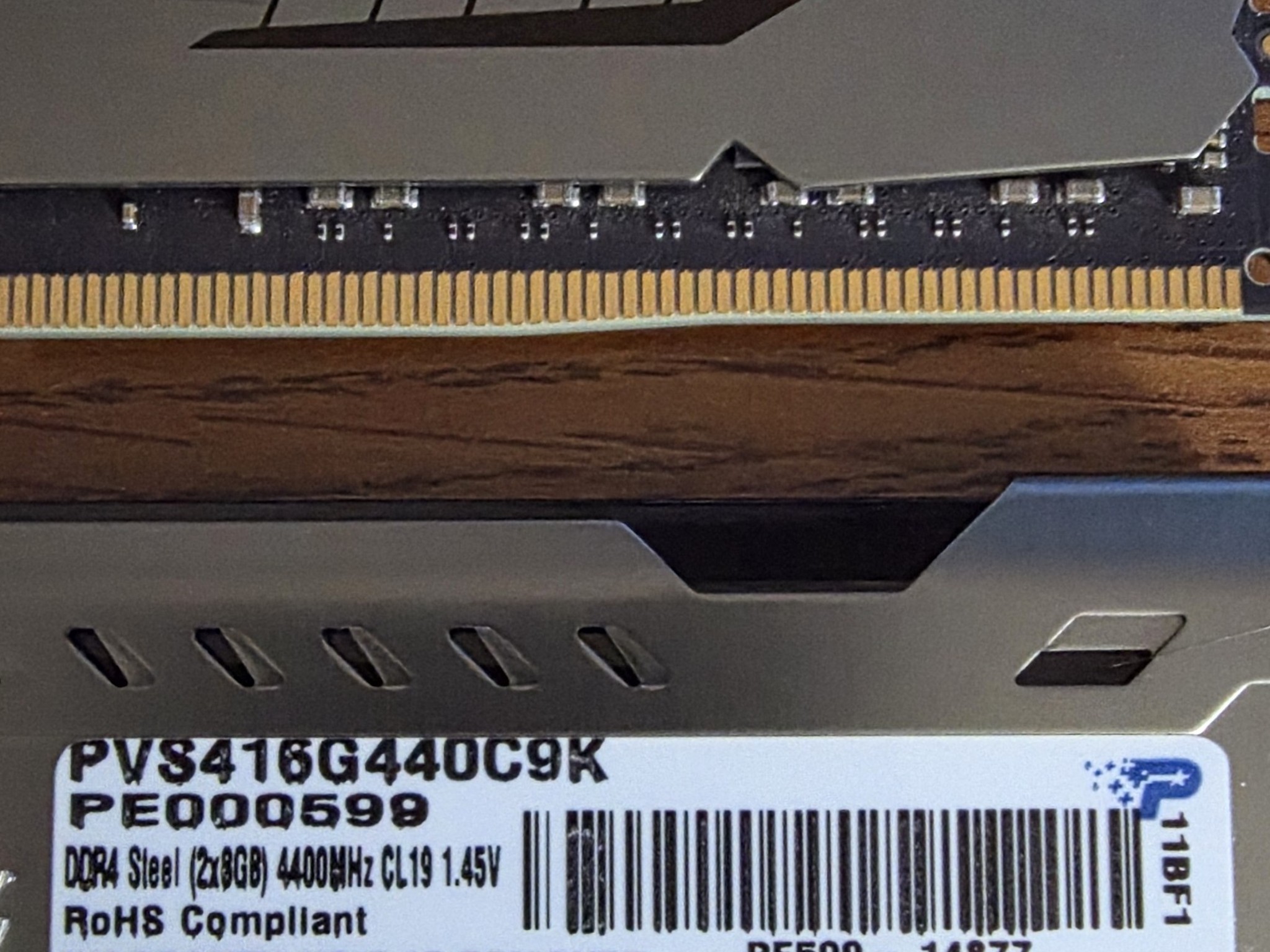 Patriot Viper Steel DDR4 RAM 16GB (2x8GB) 4400MHz CL19