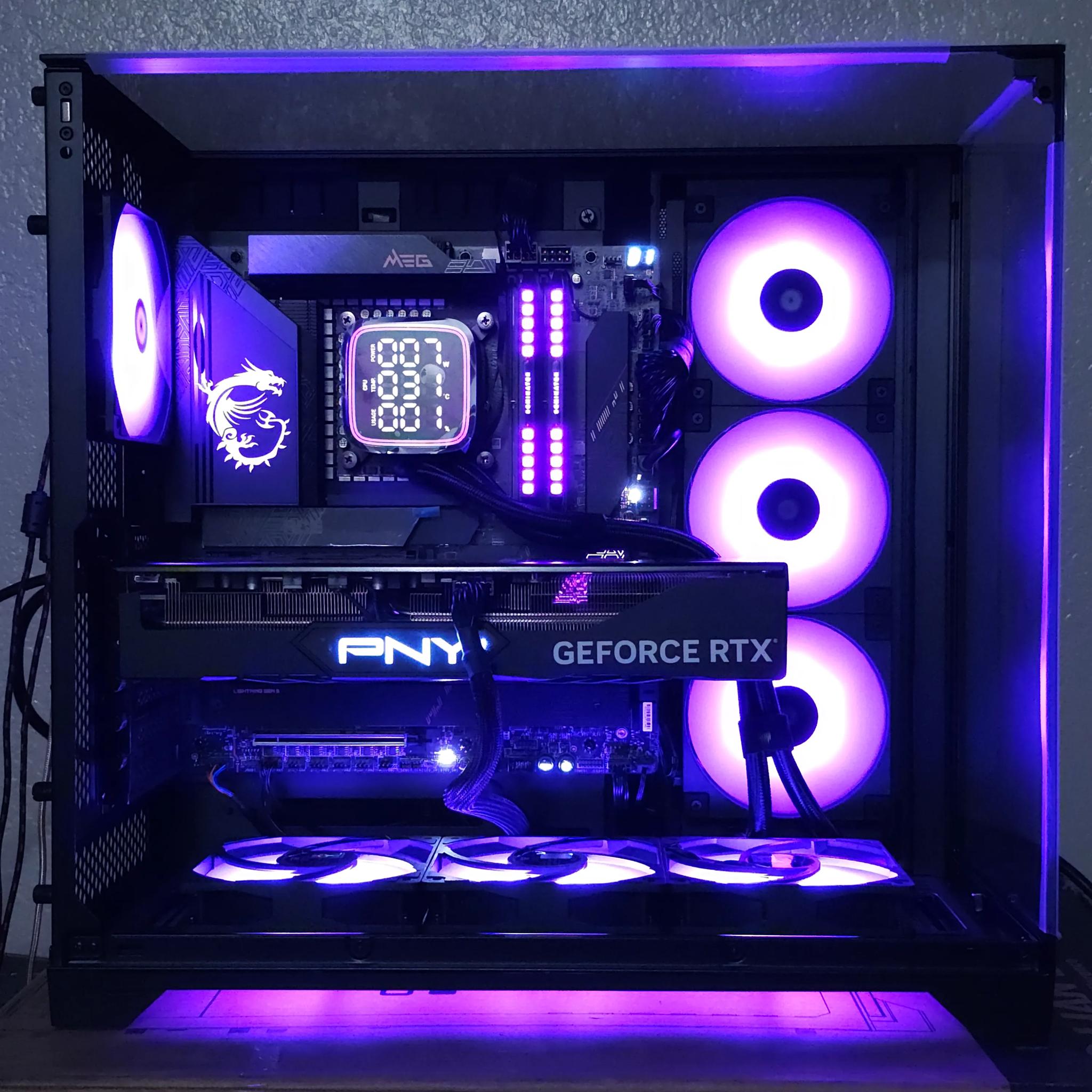 Intel i9 14900kf | PNY RTX 4080 | Msi Z790 Meg Ace | 2tb Nvme Ssd | 32gb ddr5 7200mhz | Psu 1000w