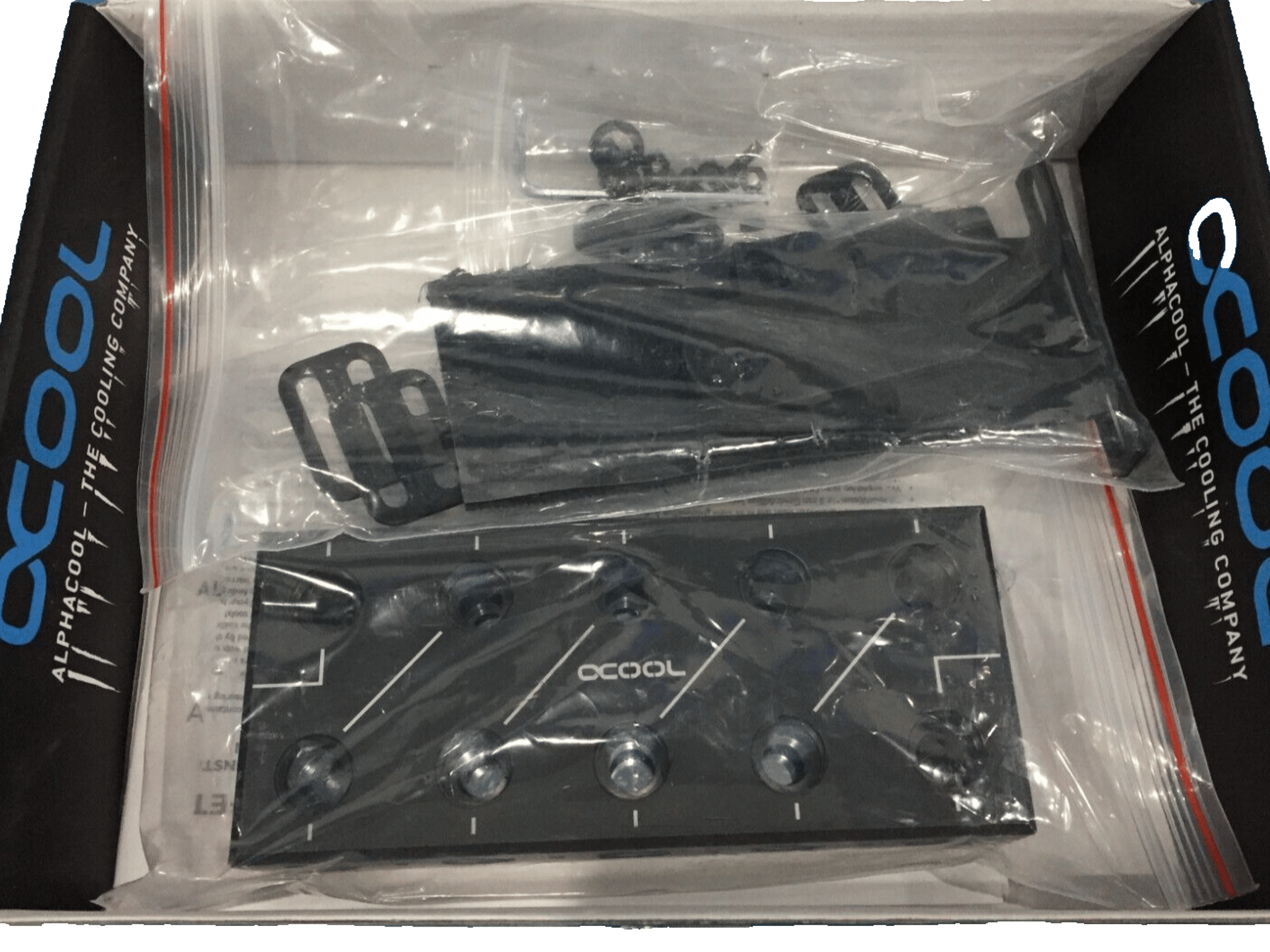 Alphacool ES Distro Plate C5 12995 - Open Box, Missing Accessories