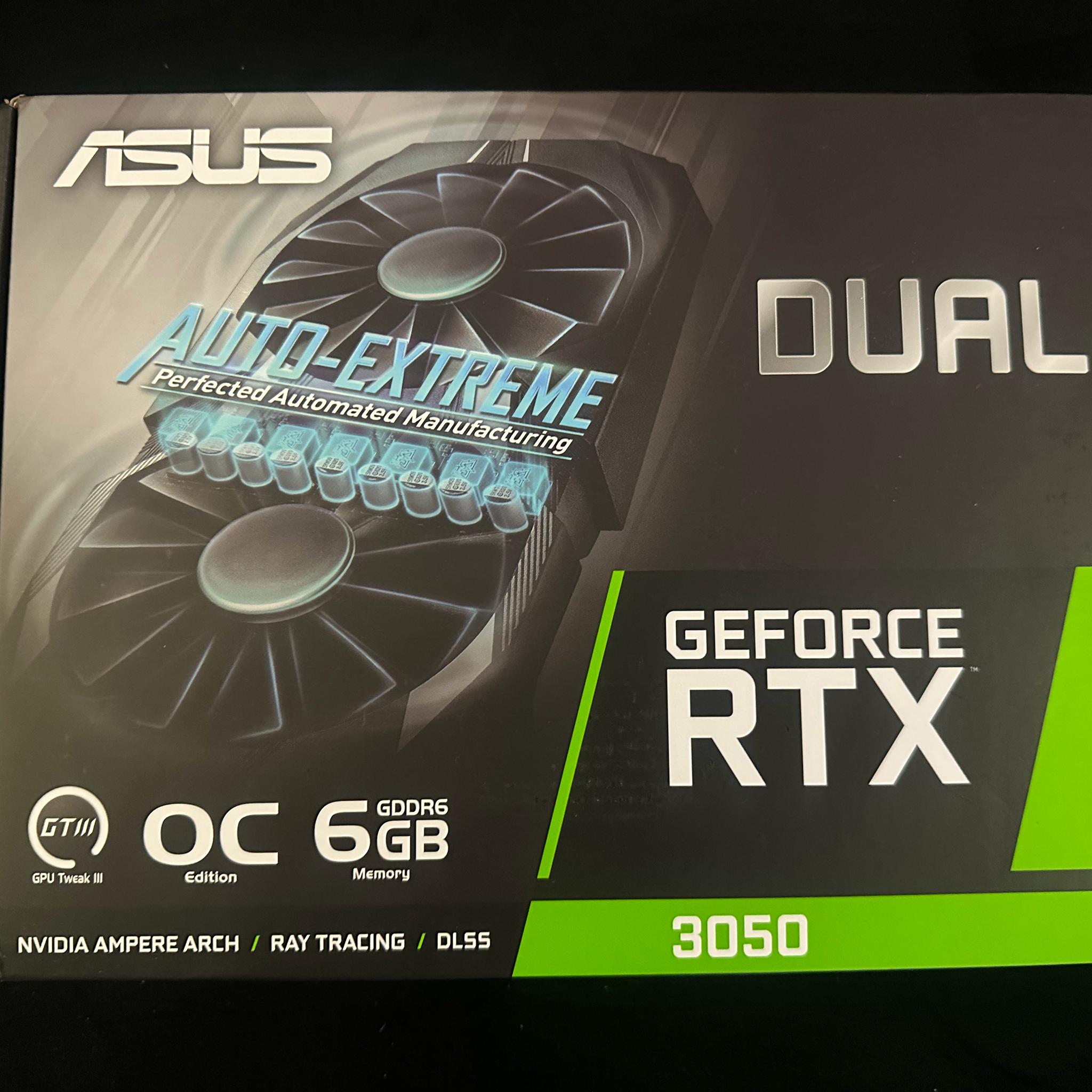 Asus DUAL GeForce RTX 3050 6GB