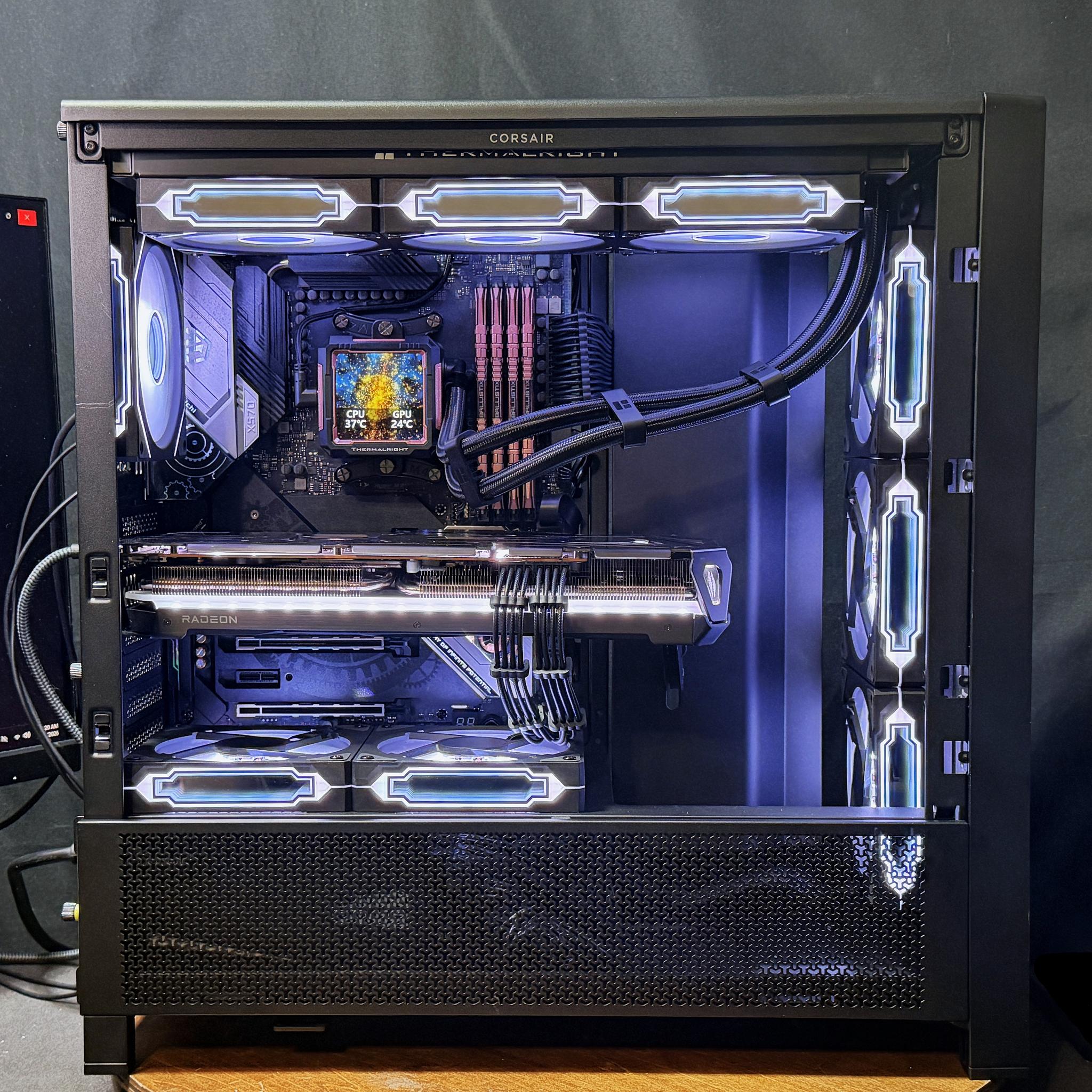 Custom Gaming PC - 5800X3D | 7900 GRE | 32GB DDR4 | AIO with LCD display