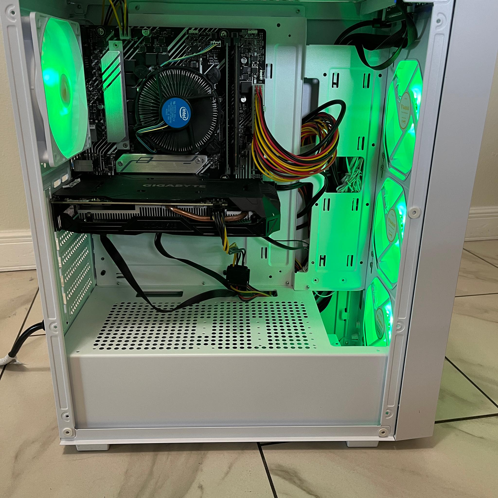 NVIDIA GTX 1060, Intel Core i3-10100, 12GB RAM, 1TB Storage, Gaming PC w/ Wi-Fi & BT