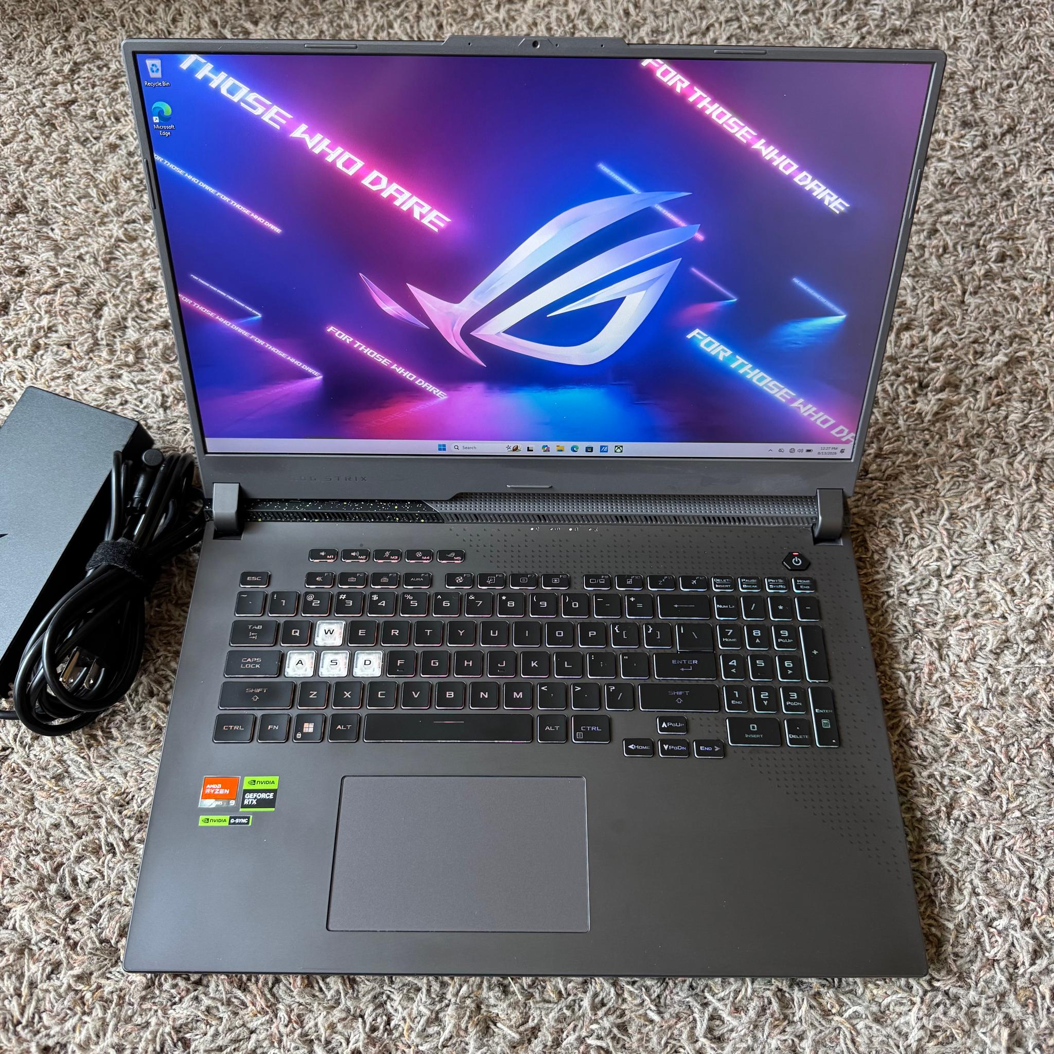 RTX 4070 / Ryzen 9 7845HX / 32GB DDR5 Ram / 4TB SSD / 17.3 inch screen / 144Hz / Gaming / creator