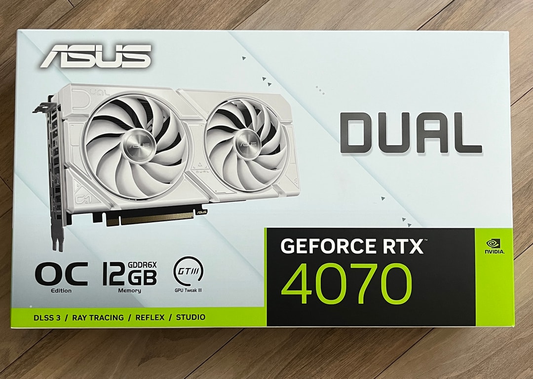 New ASUS DUAL OC GeForce RTX 4070 12GB White | Jawa