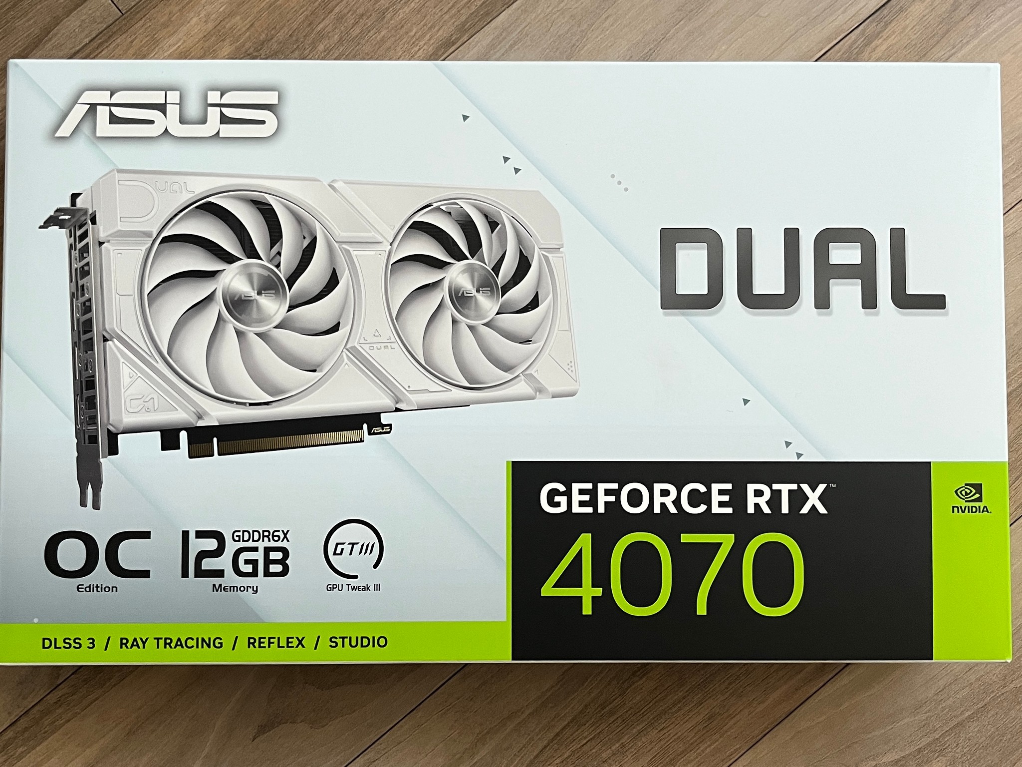 New ASUS DUAL OC GeForce RTX 4070 12GB White