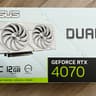 New ASUS DUAL OC GeForce RTX 4070 12GB White