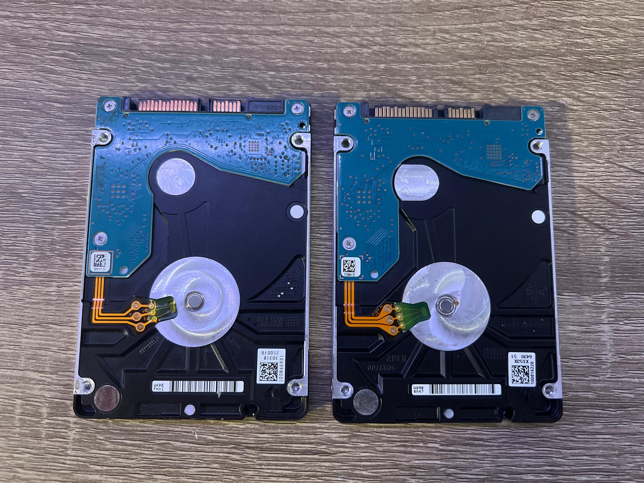 Lot of 2 1TB 2.5” HDD ST1000LM035