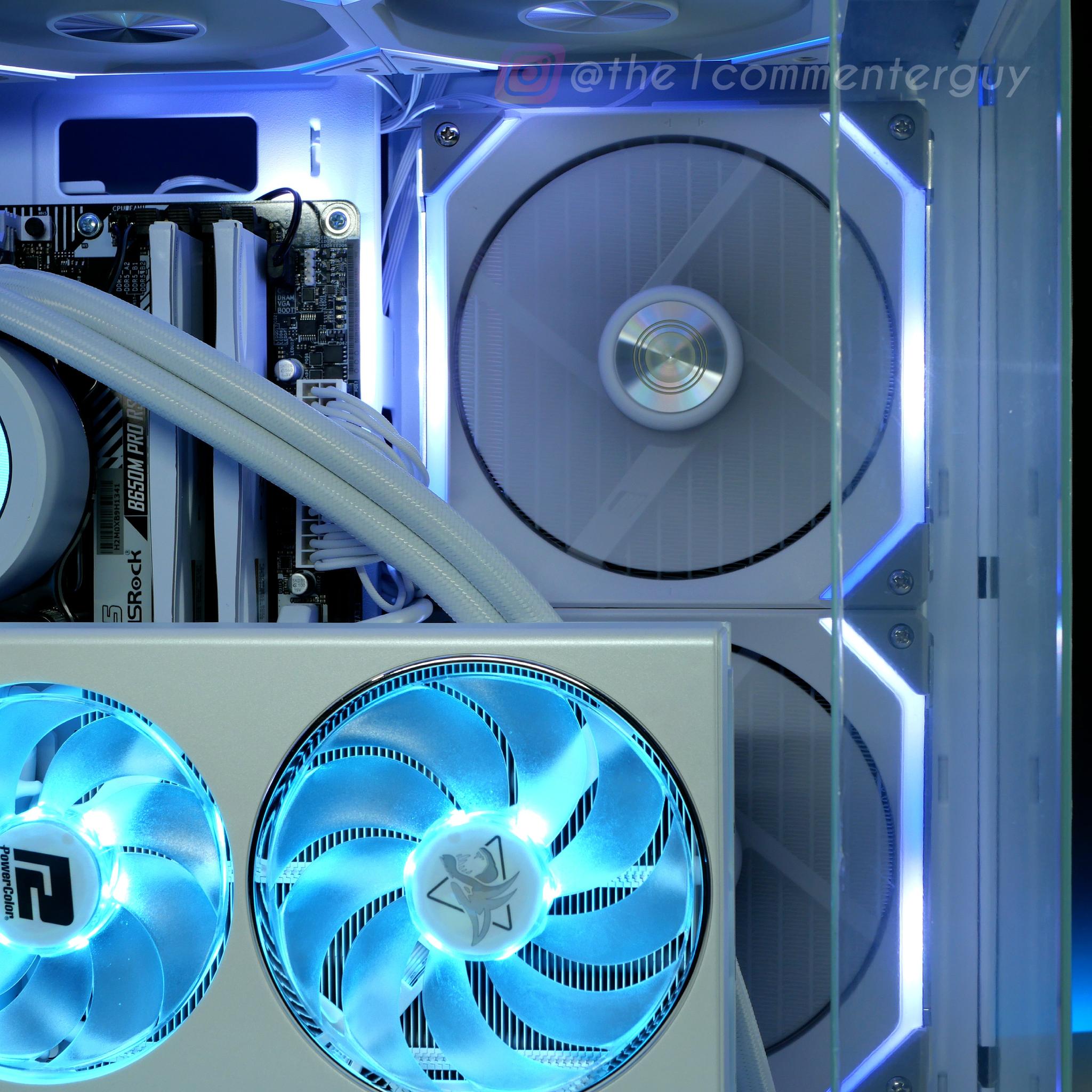🧊 RX 7800XT, Ryzen 7500F, 32gb ram, 1TB nvme White gaming pc