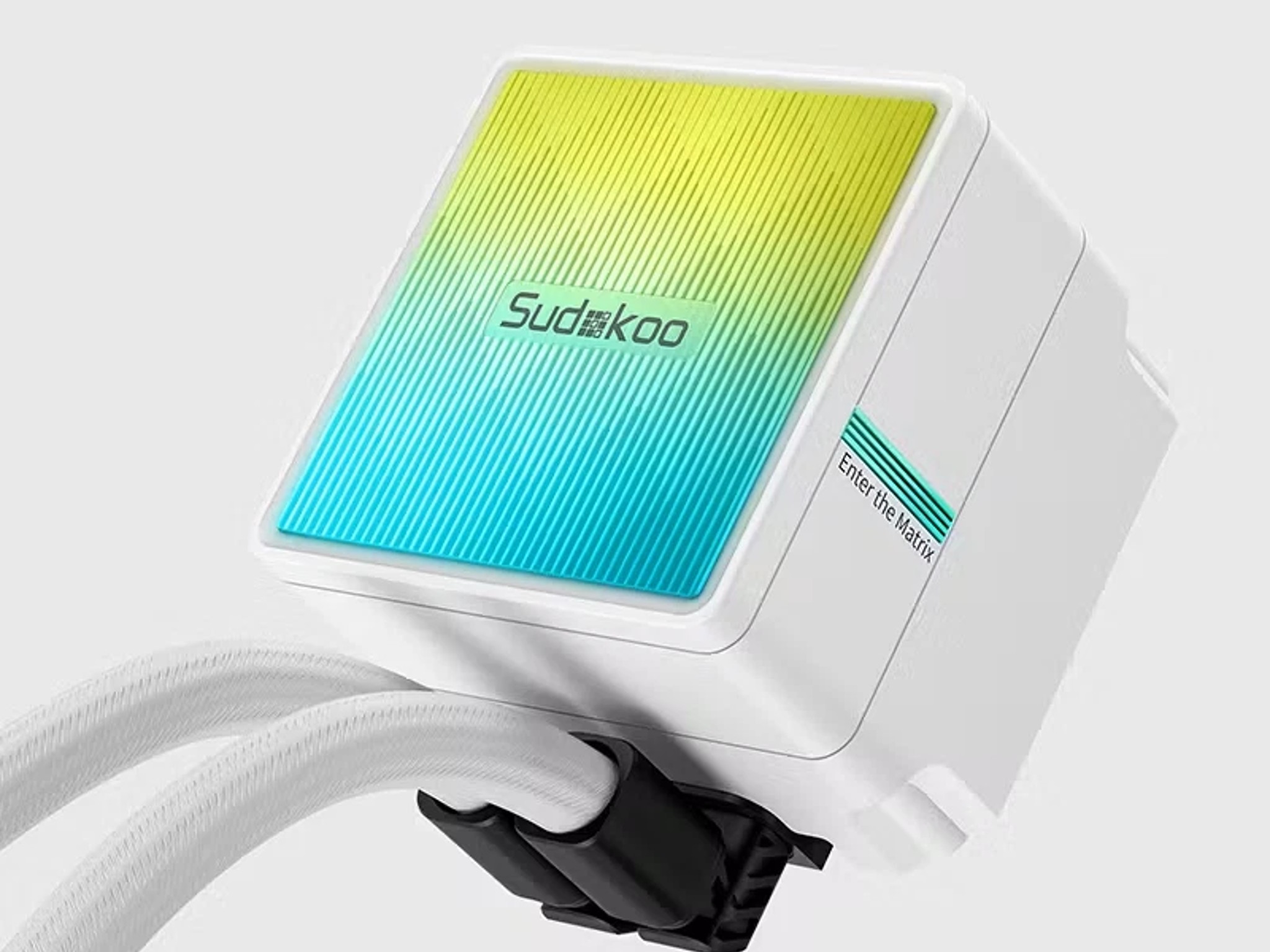 SUDOKOO NEXAURA 360 White Liquid AIO CPU Cooler ARGB diamond glow
