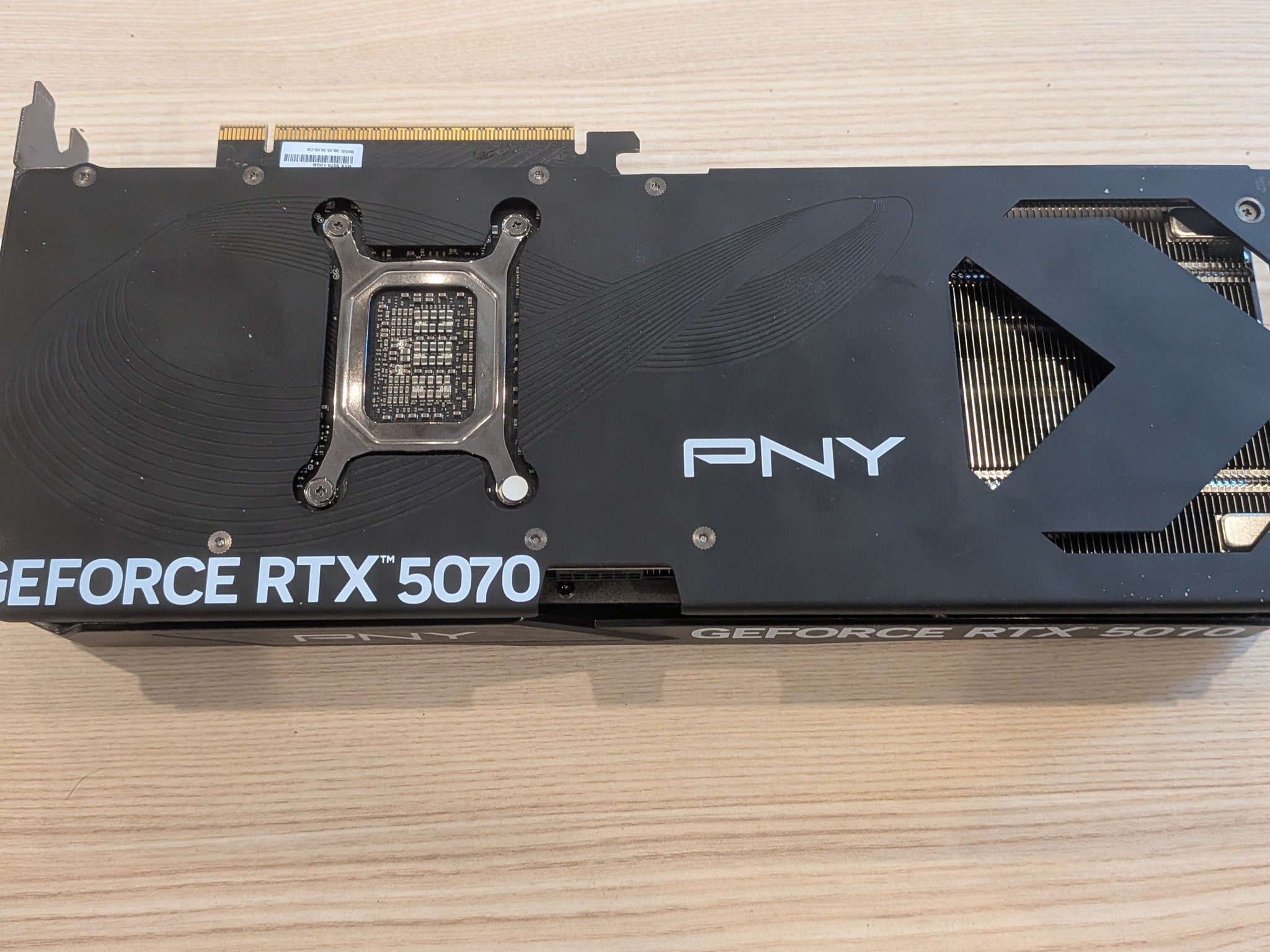 PNY GeForce RTX 5070 Overclocked Triple Fan