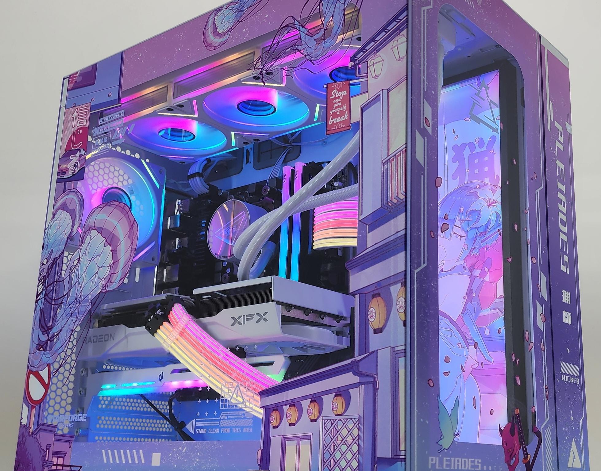 Gaming PC Ryzen 7 9700X 32GB RAM 1TB SSD RX 9060 XT 16GB Windows 11 Computer