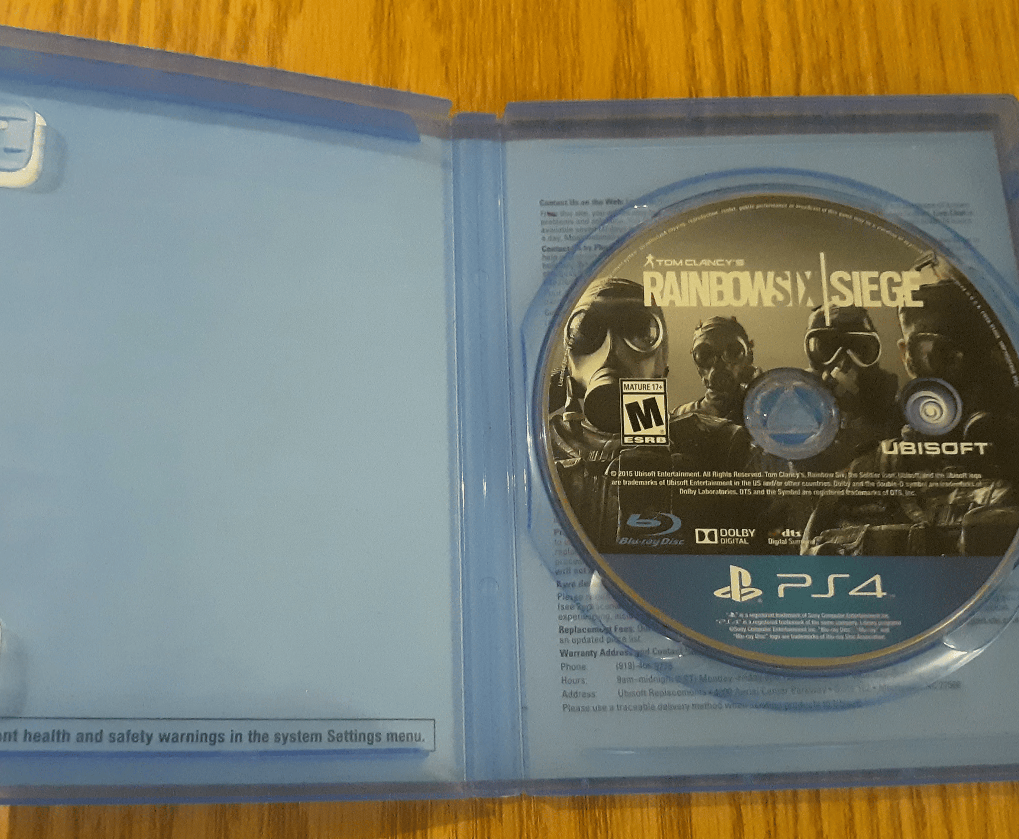 PS4 || Tom Clancy's Rainbow Six: Siege