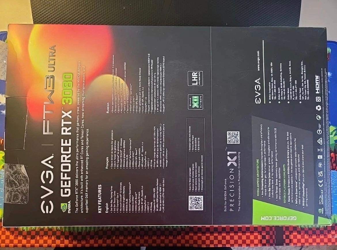 EVGA FTW3 ULTRA GAMING GeForce RTX 3080 10GB