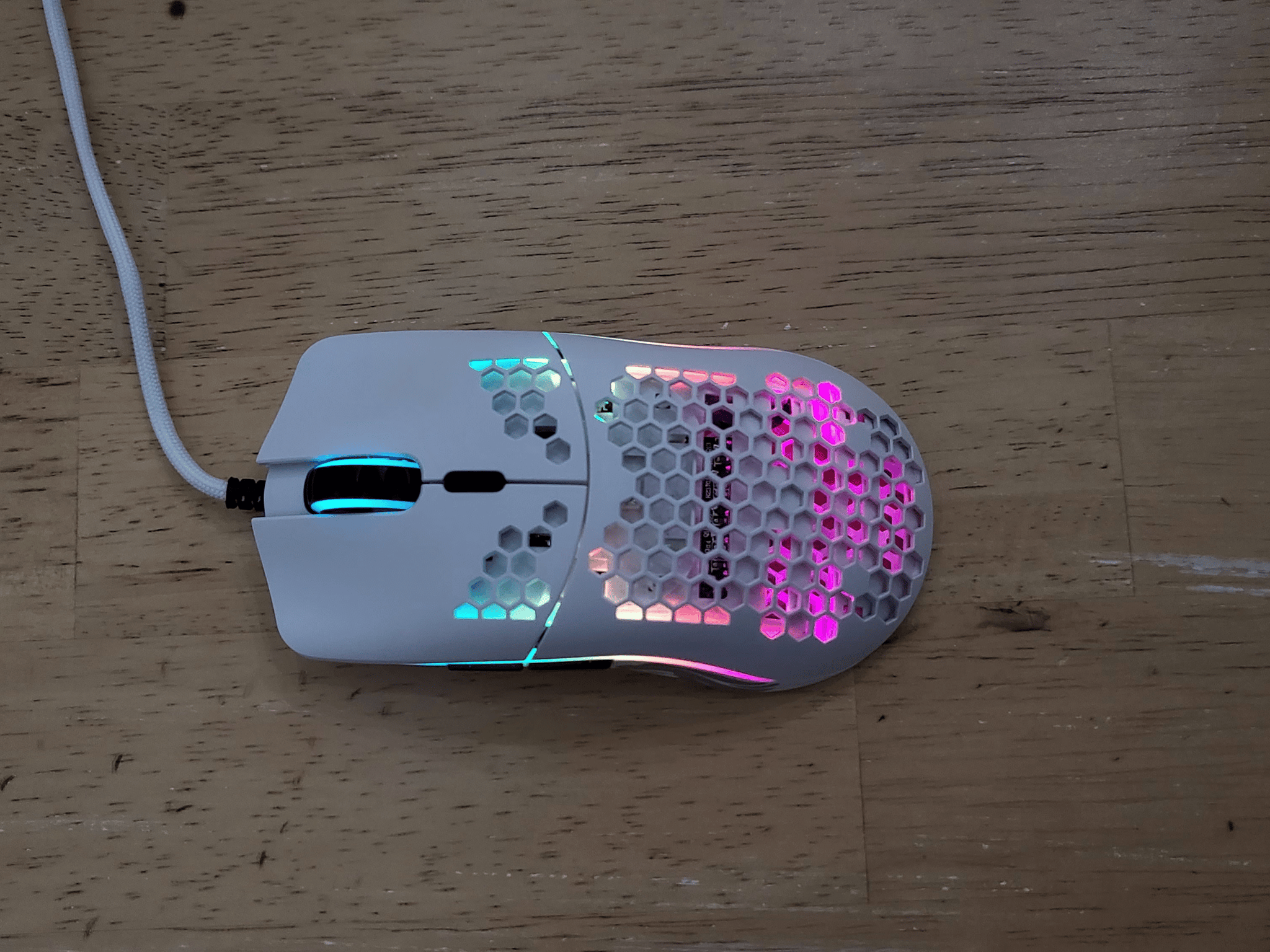 Glorious Model O with Upgraded Accessory Cable