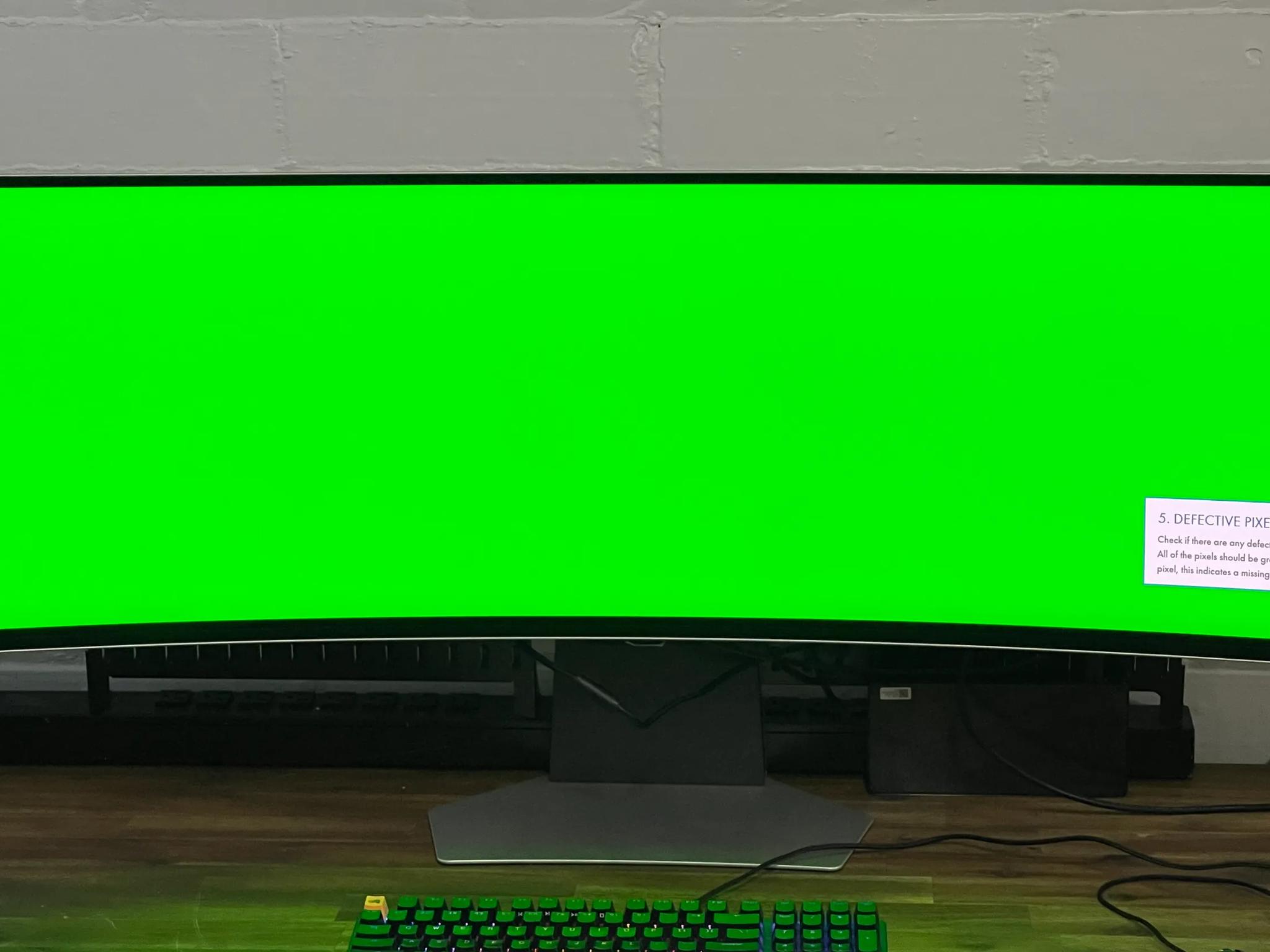 Samsung 49” Odyssey 1440p 240Hz OLED Curved Gaming Monitor