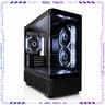 Black Curved Glass ARGB Tempered Glass MATX Mid-Tower Gaming PC Case
