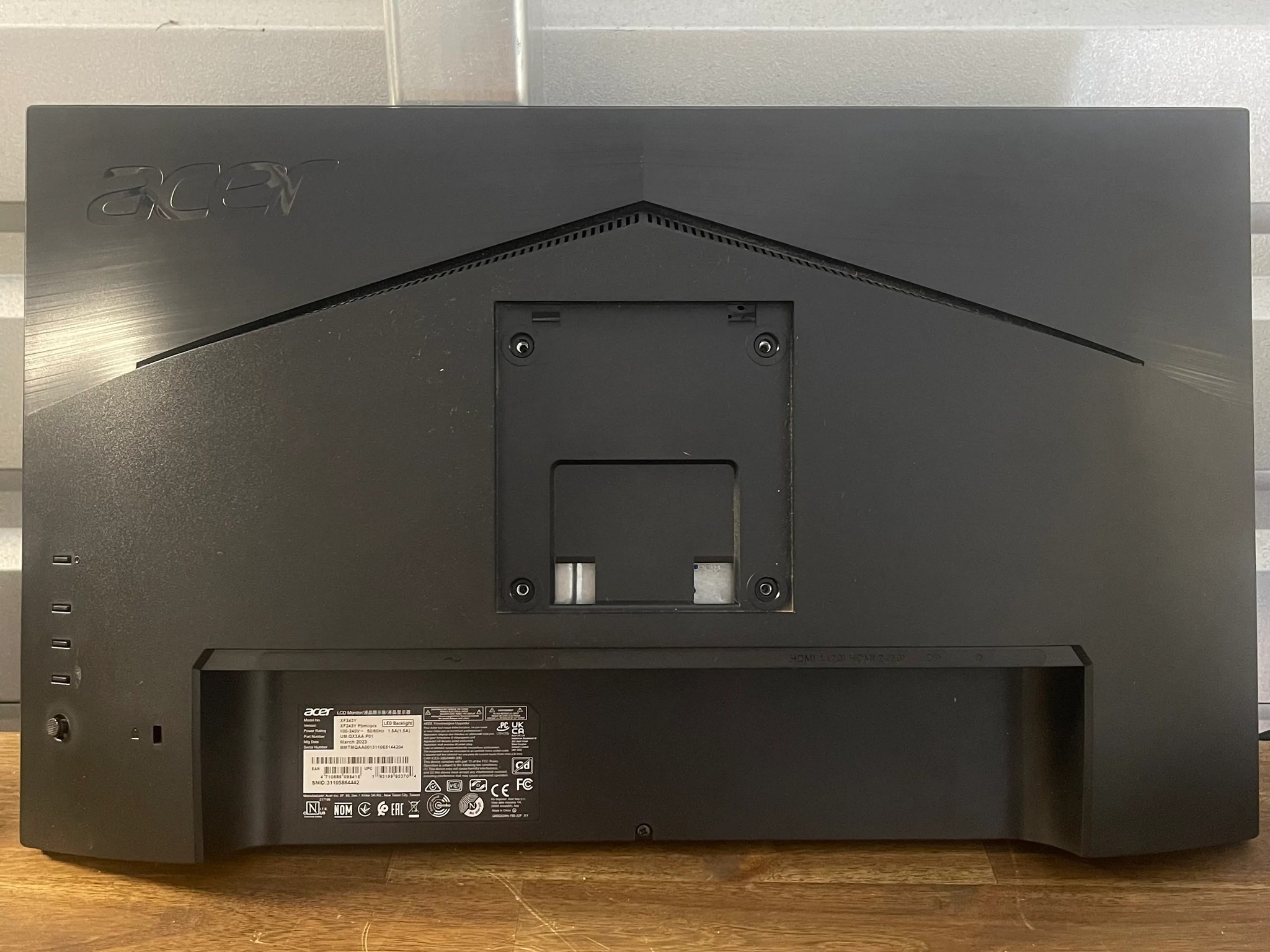Acer Nitro XF243Y 1080p 180Hz Gaming Monitor