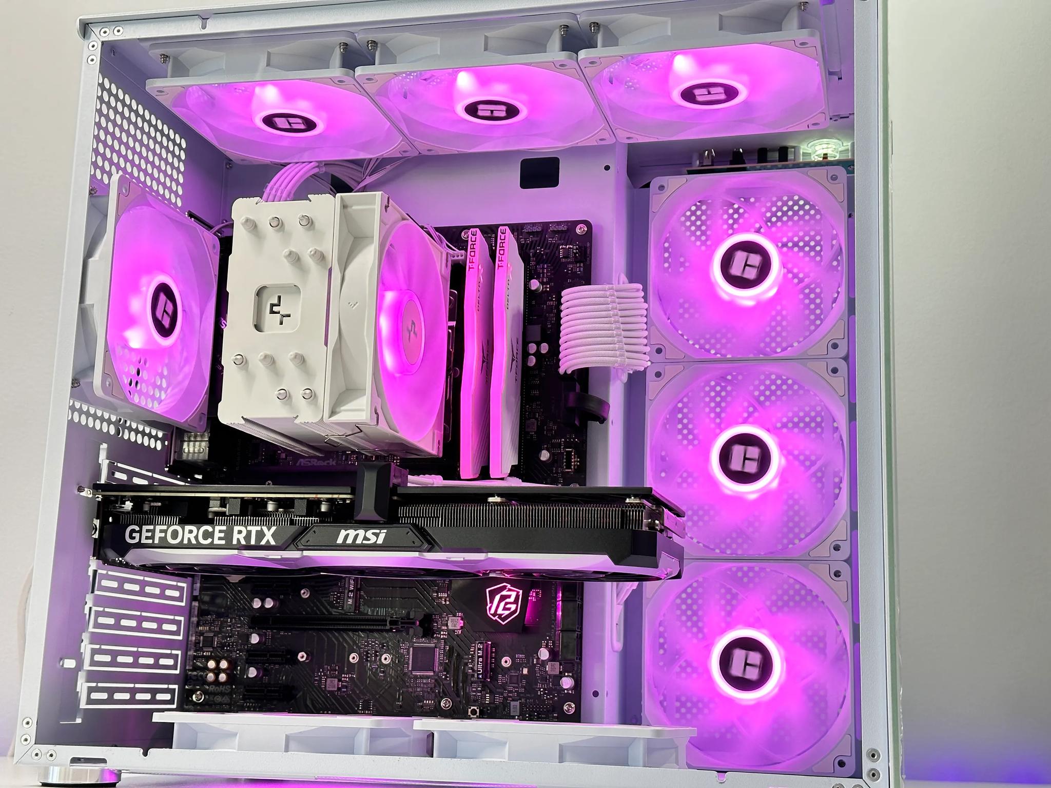 🧊Frozen 🧊Gaming PC❄️Nvidia RTX 4070 12GB❄️Intel 13500T 14Core❄️32GB DDR4❄️1TB NVME