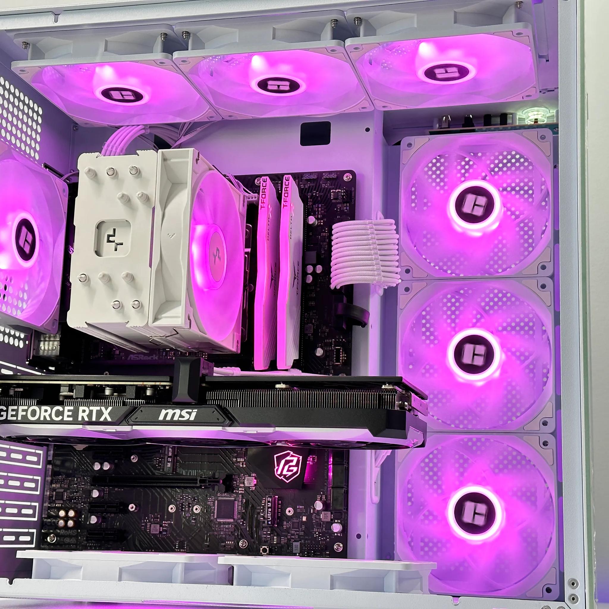 🧊Frozen 🧊Gaming PC❄️Nvidia RTX 4070 12GB❄️Intel 13500T 14Core❄️32GB DDR4❄️1TB NVME