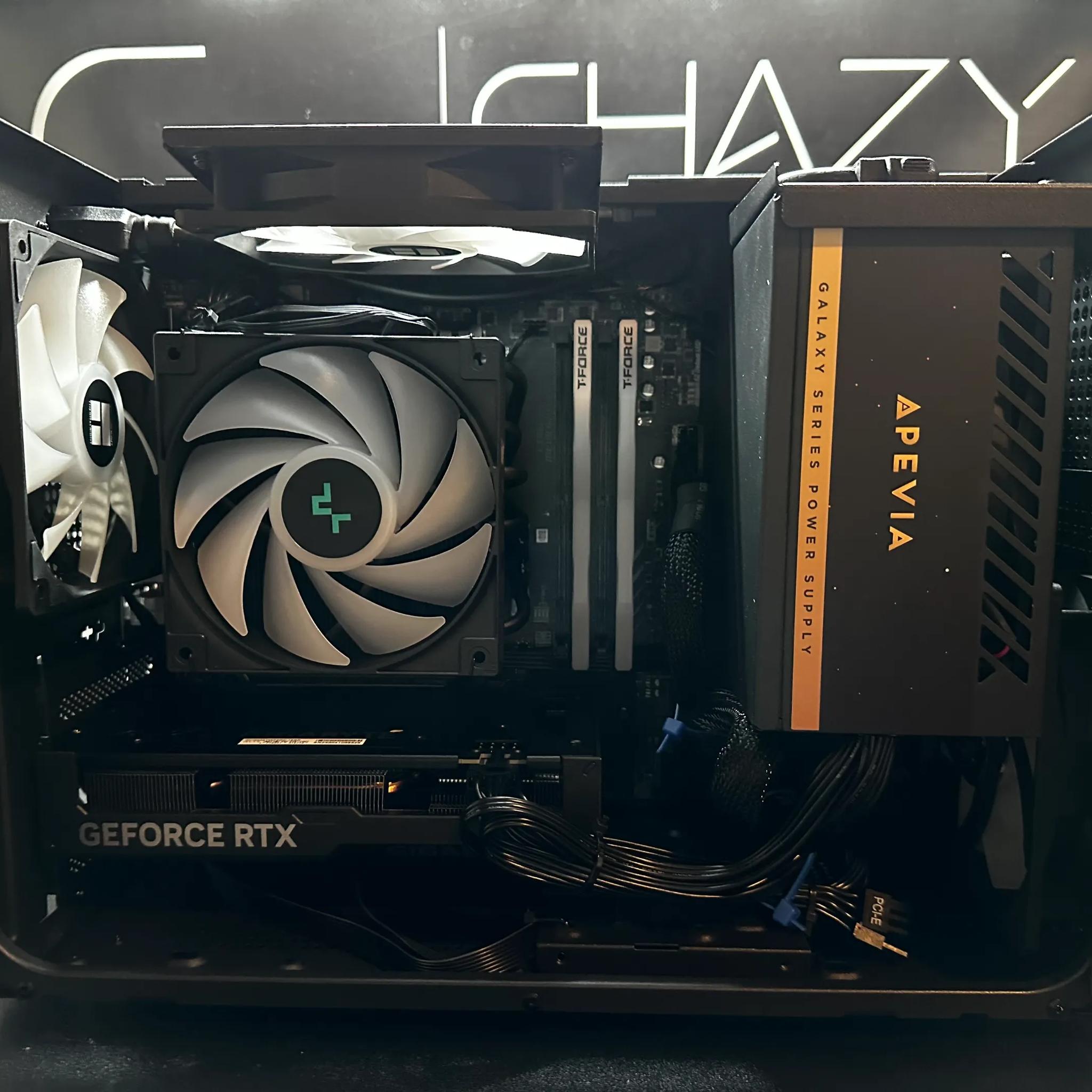 Custom Mini PC Build (Ryzen 5 7600X, 32GB RAM, 1 TB SSD, RTX 4060 Ti 16GB)