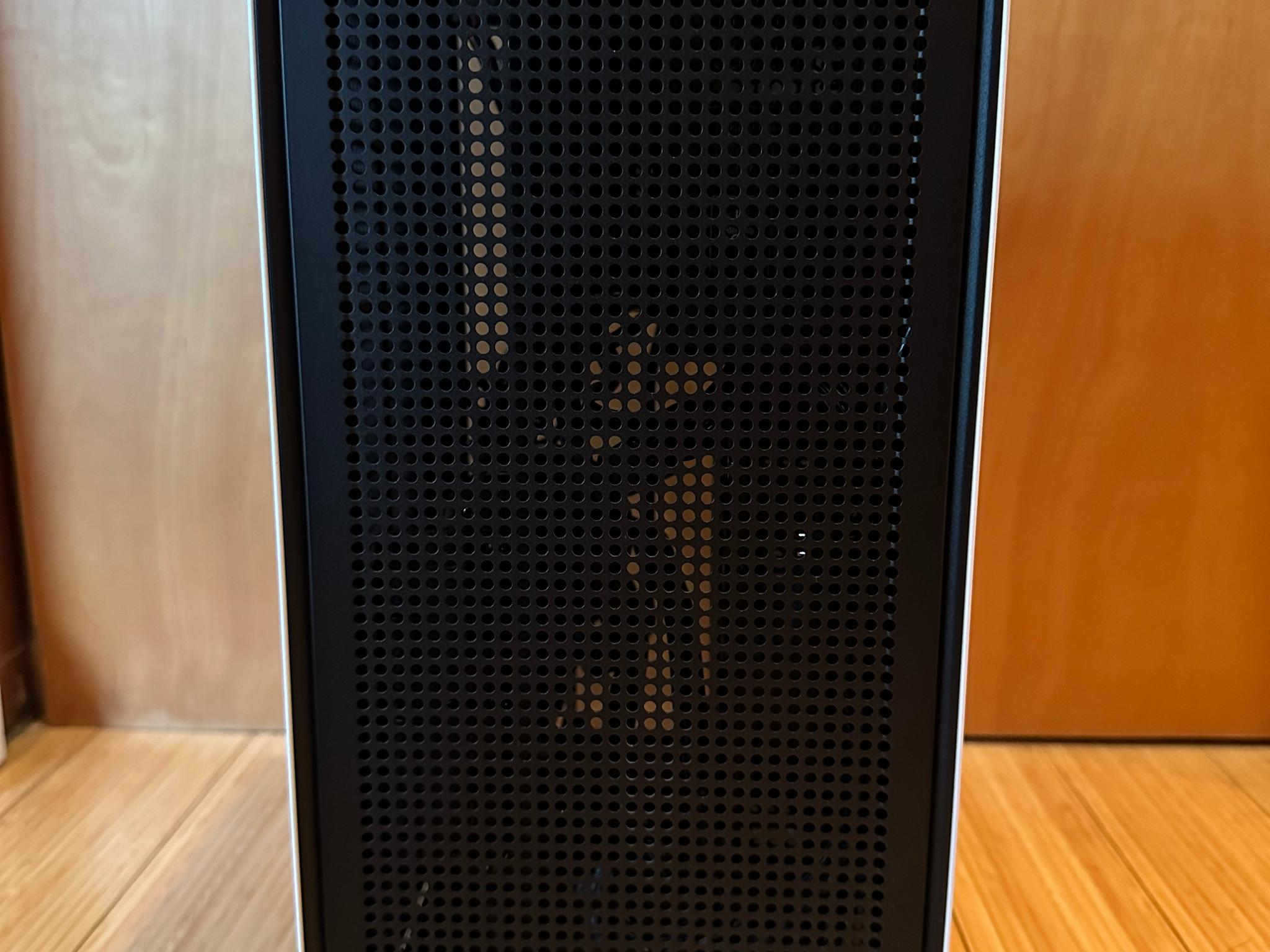 White NZXT H1 Mini ITX Case with PSU, AIO, and Riser Card (Lightly Used, In Box, Riser NOT upgraded)