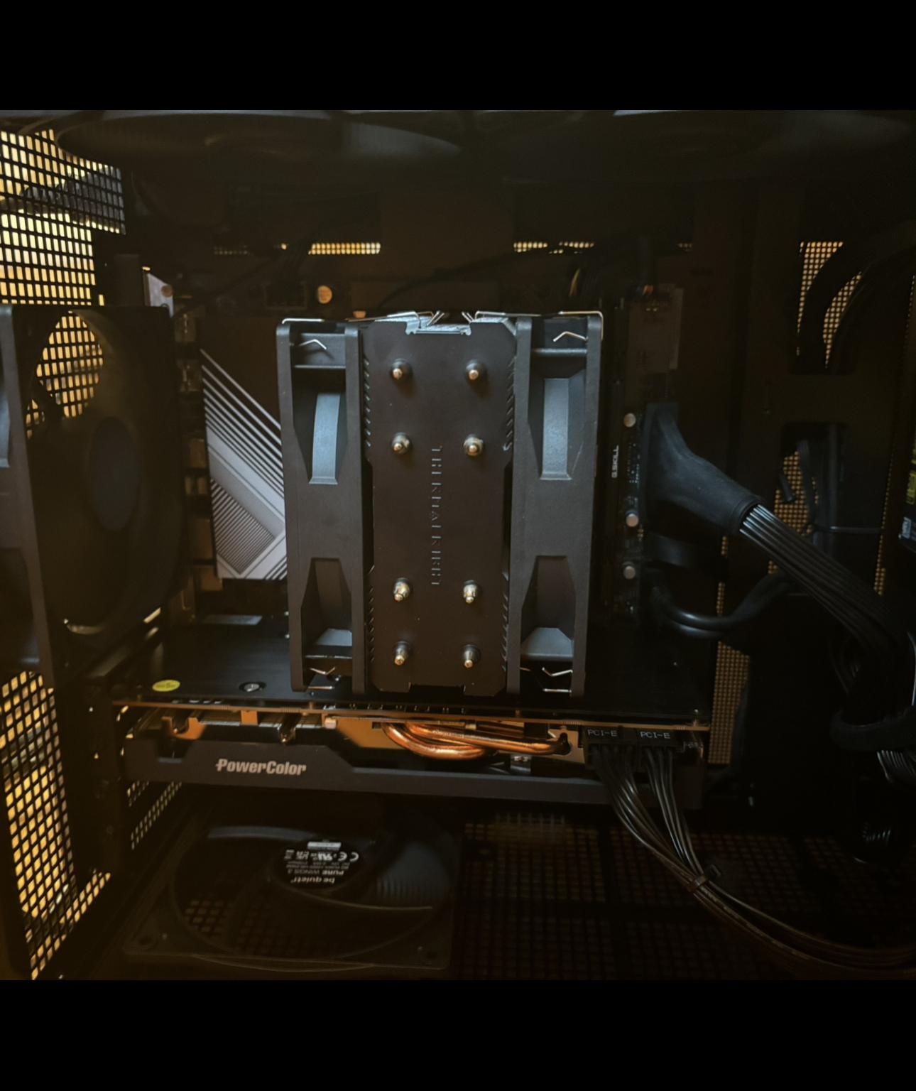 Clean Black, no frills gaming PC, Ryzen 7 7700X, RX 6700XT 12GB, 32GB ddr5