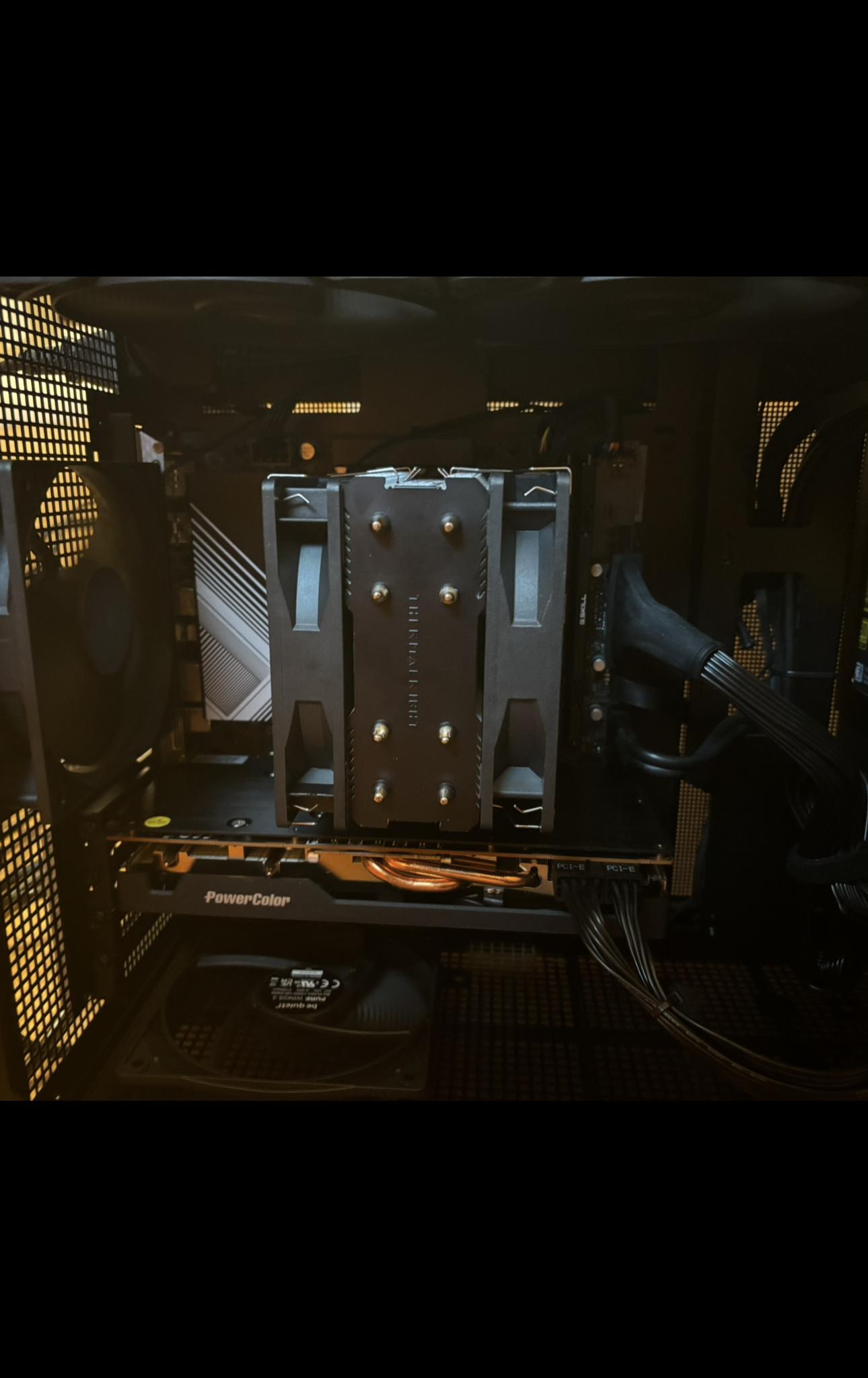 Clean Black, no frills gaming PC, Ryzen 7 7700X, RX 6700XT 12GB, 32GB ddr5