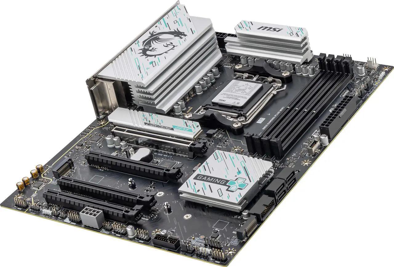 MSI B850 GAMING PLUS WIFI AM5 AMD B850 SATA 6Gb/s 5G Network DDR5 Wi-Fi 7 ATX Motherboard