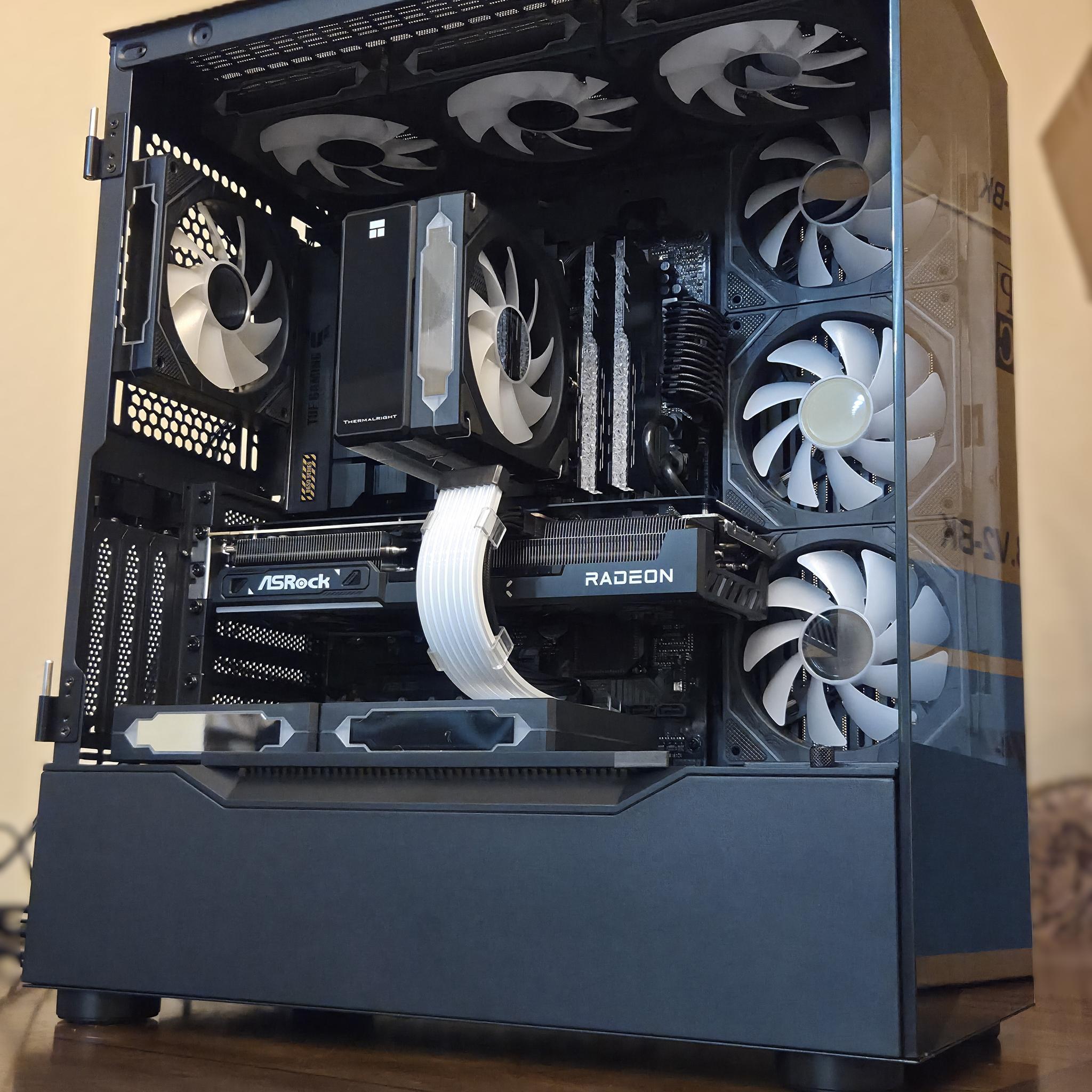Dynamo!⚡– Ryzen 5 9600X • RX 9070 • 32GB DDR5 6000 • Temp Display • 1440p Gaming PC