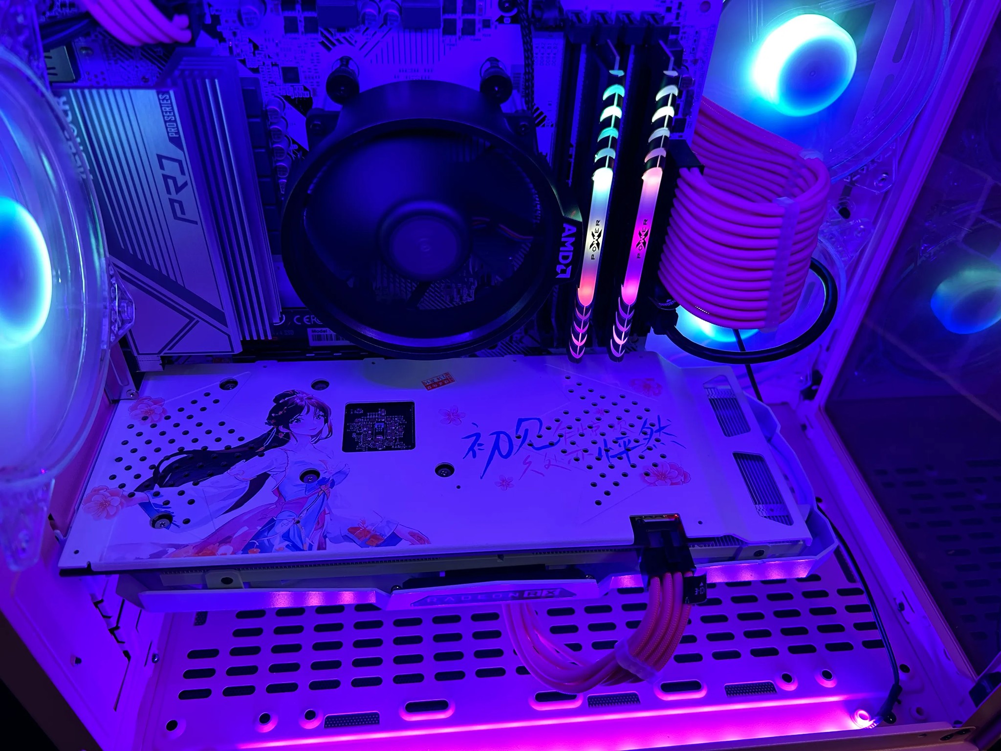 AMD "Anime" Pink and White Theme CYBER MONDAY SALE