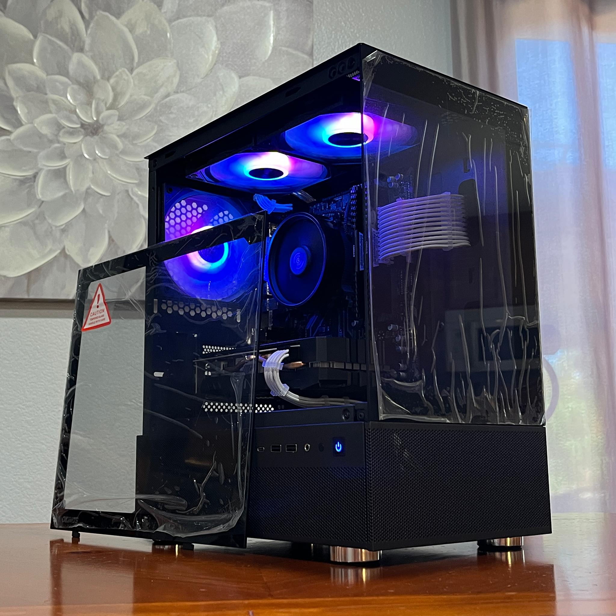 RX 580 8GB, Ryzen 7 2700X, 16GB RAM | Black RGB Gaming Computer/PC
