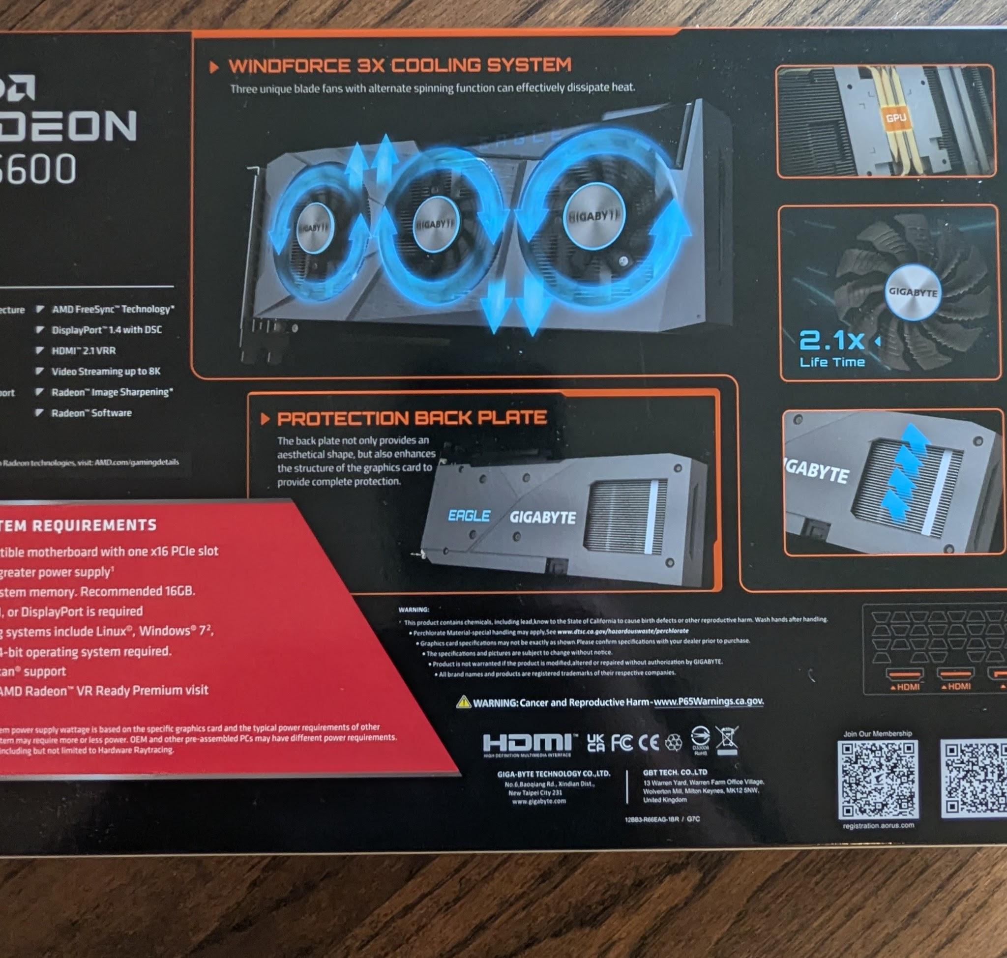 Gigabyte EAGLE Radeon RX 6600